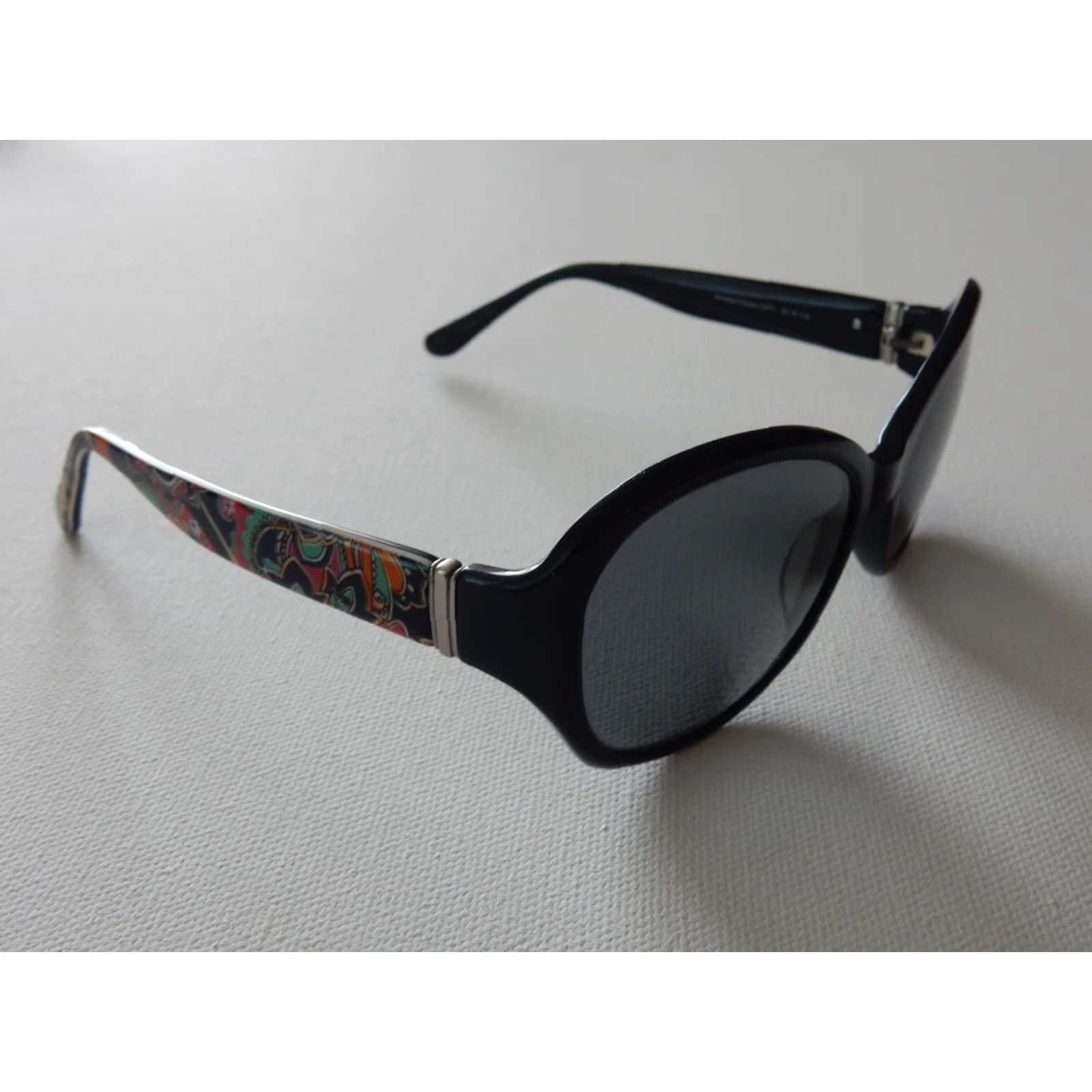 Vera Bradley Vera Bradley Sunglasses Frames Only Women Blue 56mm 16-130 Venetian Paisley Size ONE SIZE - 3 Thumbnail