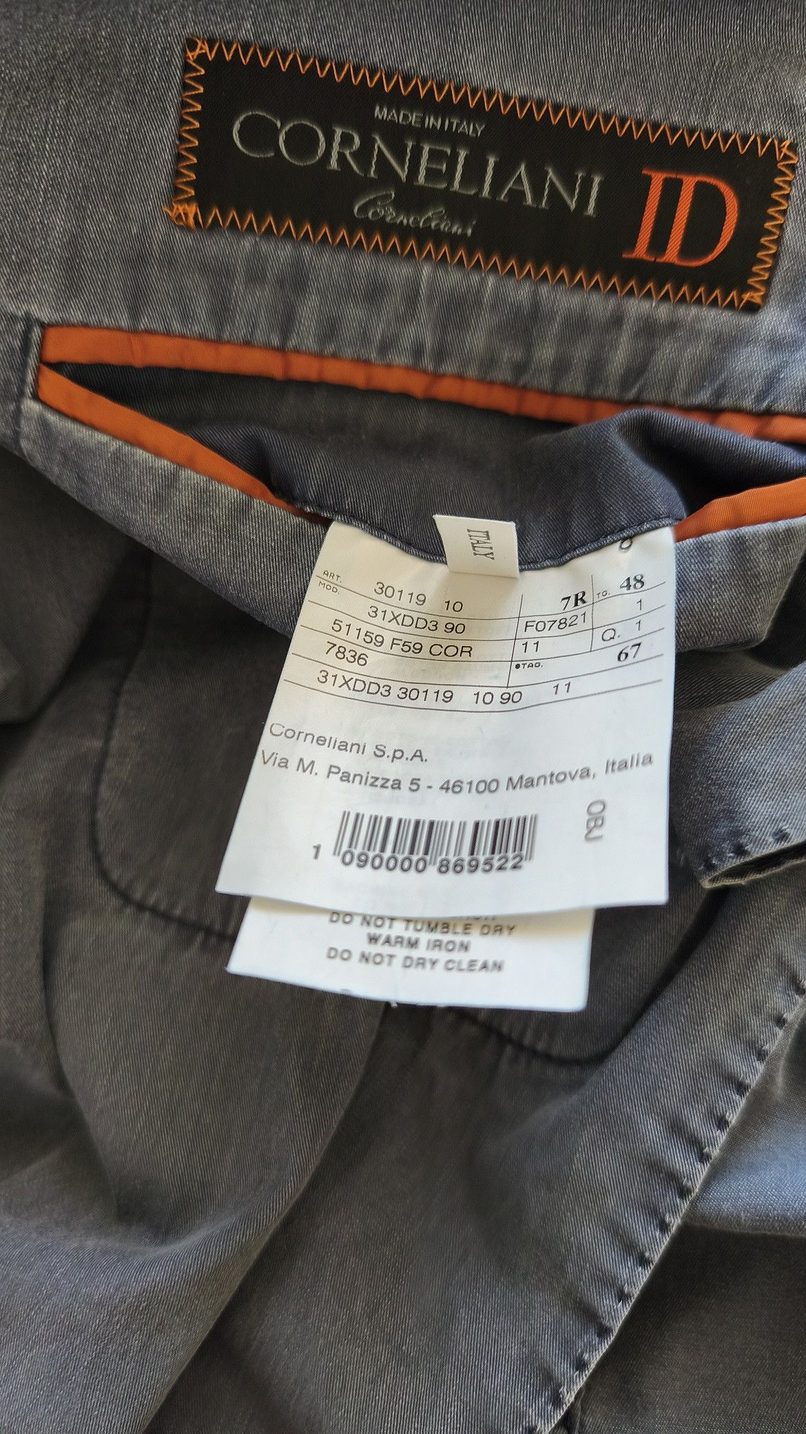Corneliani Corneliani men's blazer jacket size 48 Size 48S - 8 Thumbnail