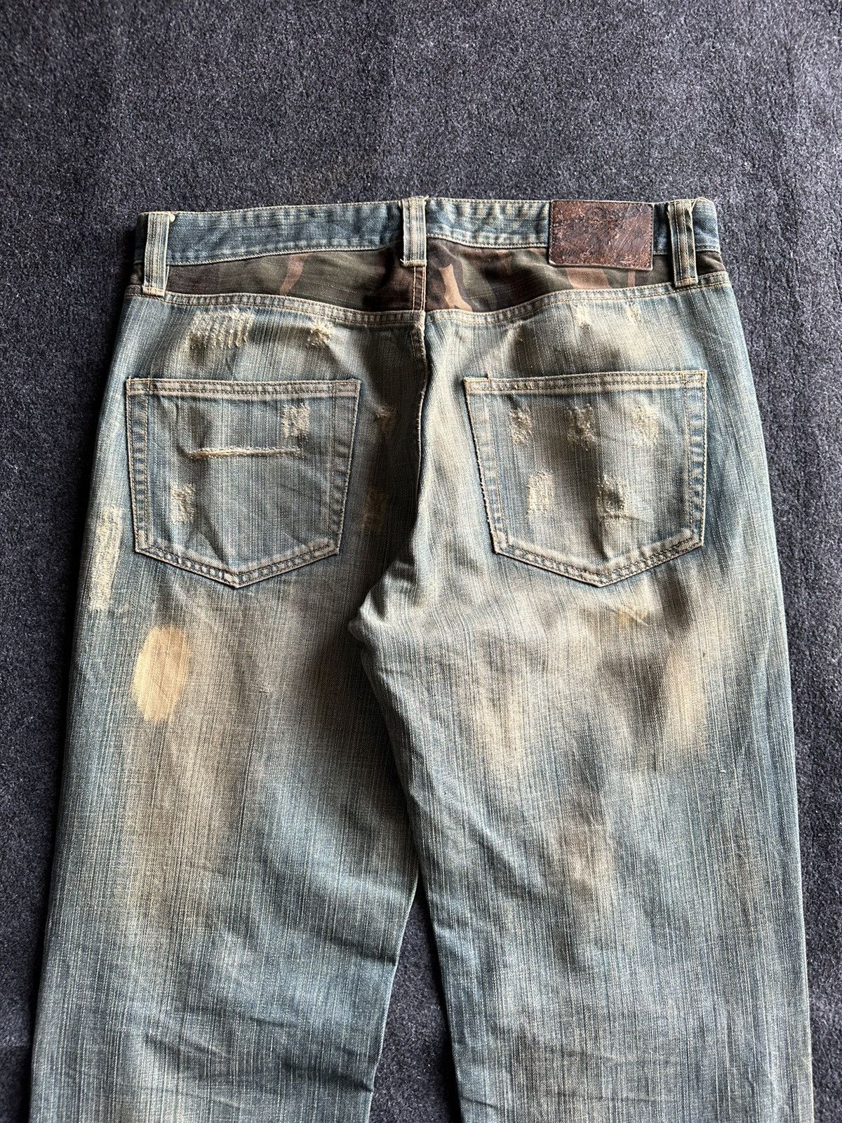 14th Addiction United Superior Baggy Rusty Mudwash Denim W34 D127 Size US 34 / EU 50 - 5 Thumbnail