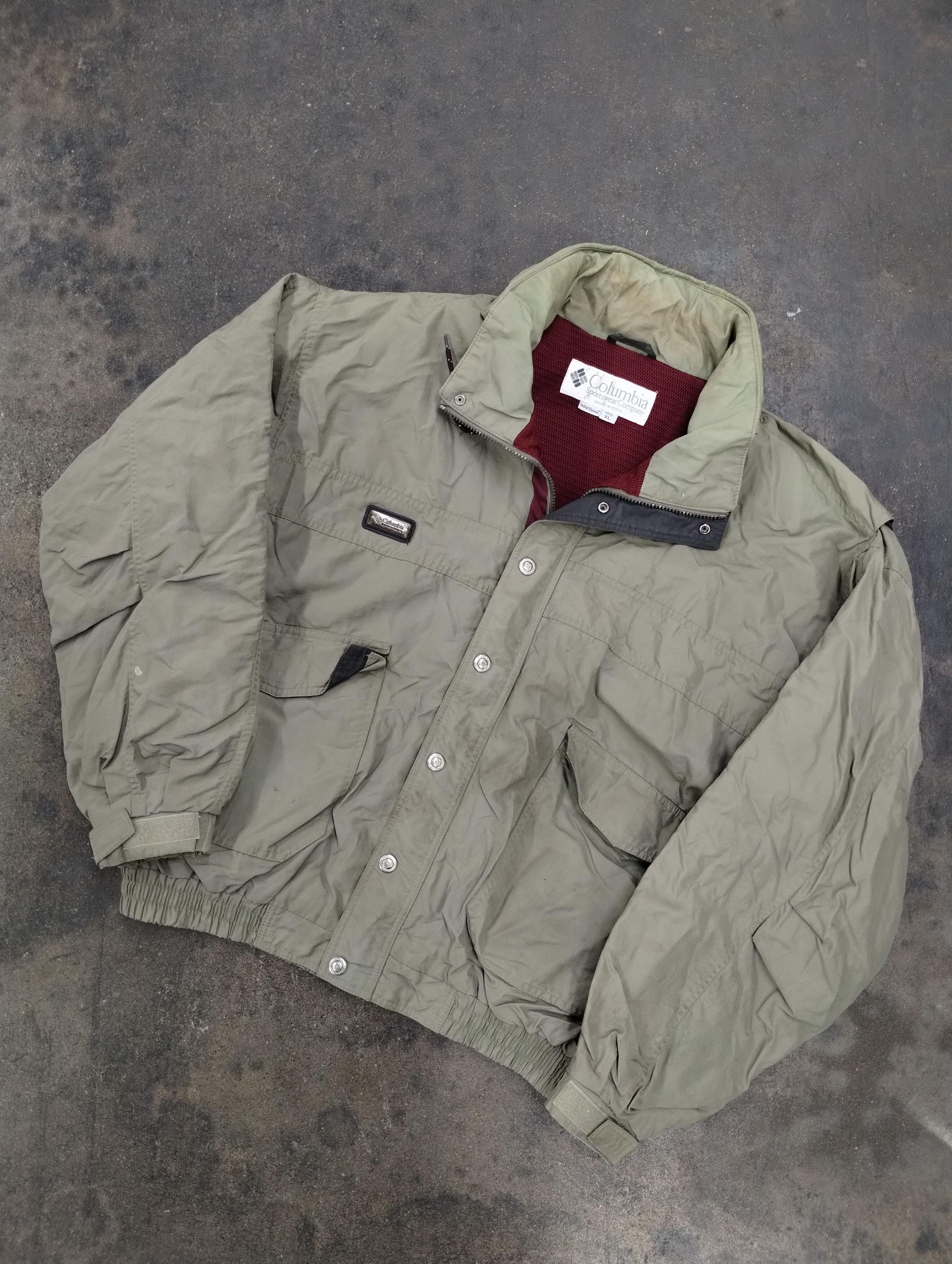 Columbia Vintage Windbreaker Vintage Columbia Mesh Lined Shell Jacket Grailed