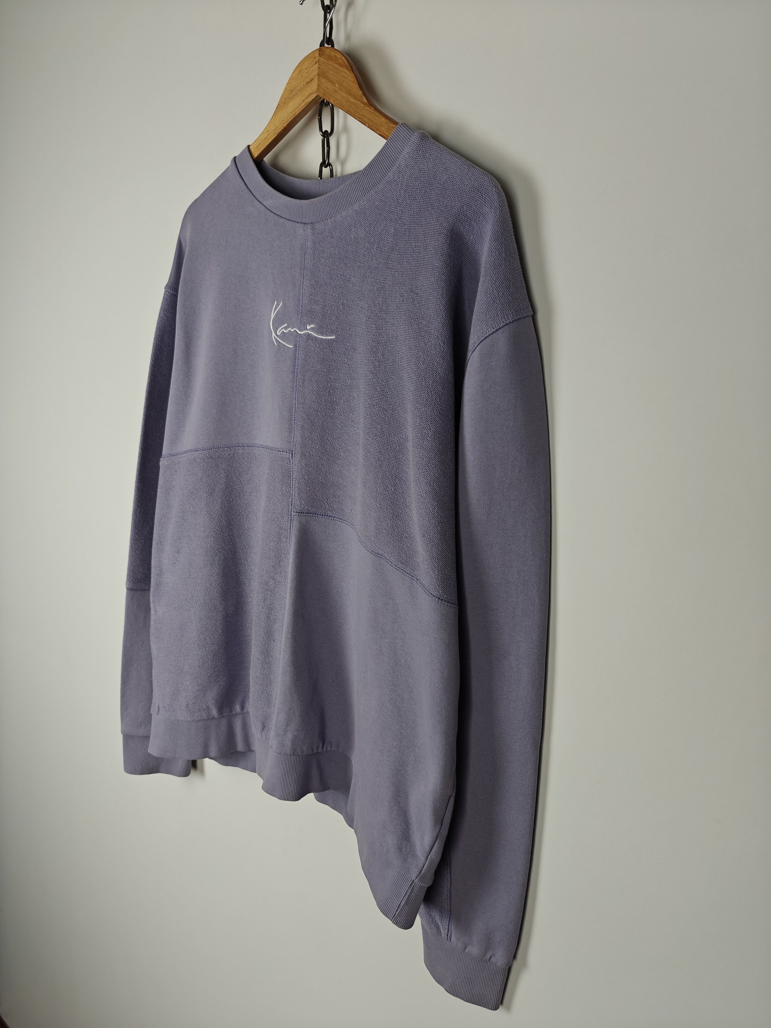 Karl Kani Karl Kani Sweatshirt Crewneck Center Logo Lavender size L Size US L / EU 52-54 / 3 - 5 Thumbnail