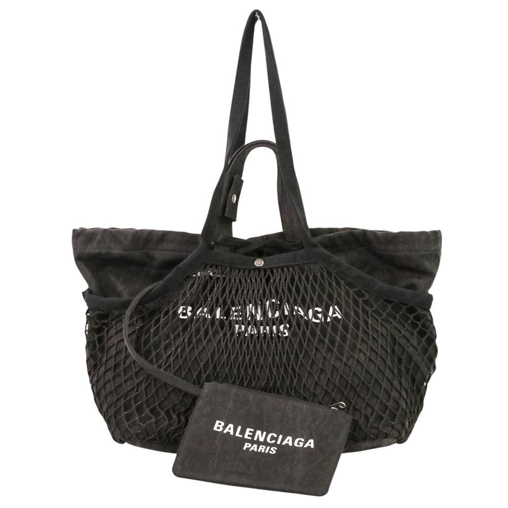 Balenciaga Balenciaga Balenciaga 24/7 Mesh Washed Tote Bag Textile Tote Bag 791809 DUTY FREE for USA Size ONE SIZE - 1 Thumbnail
