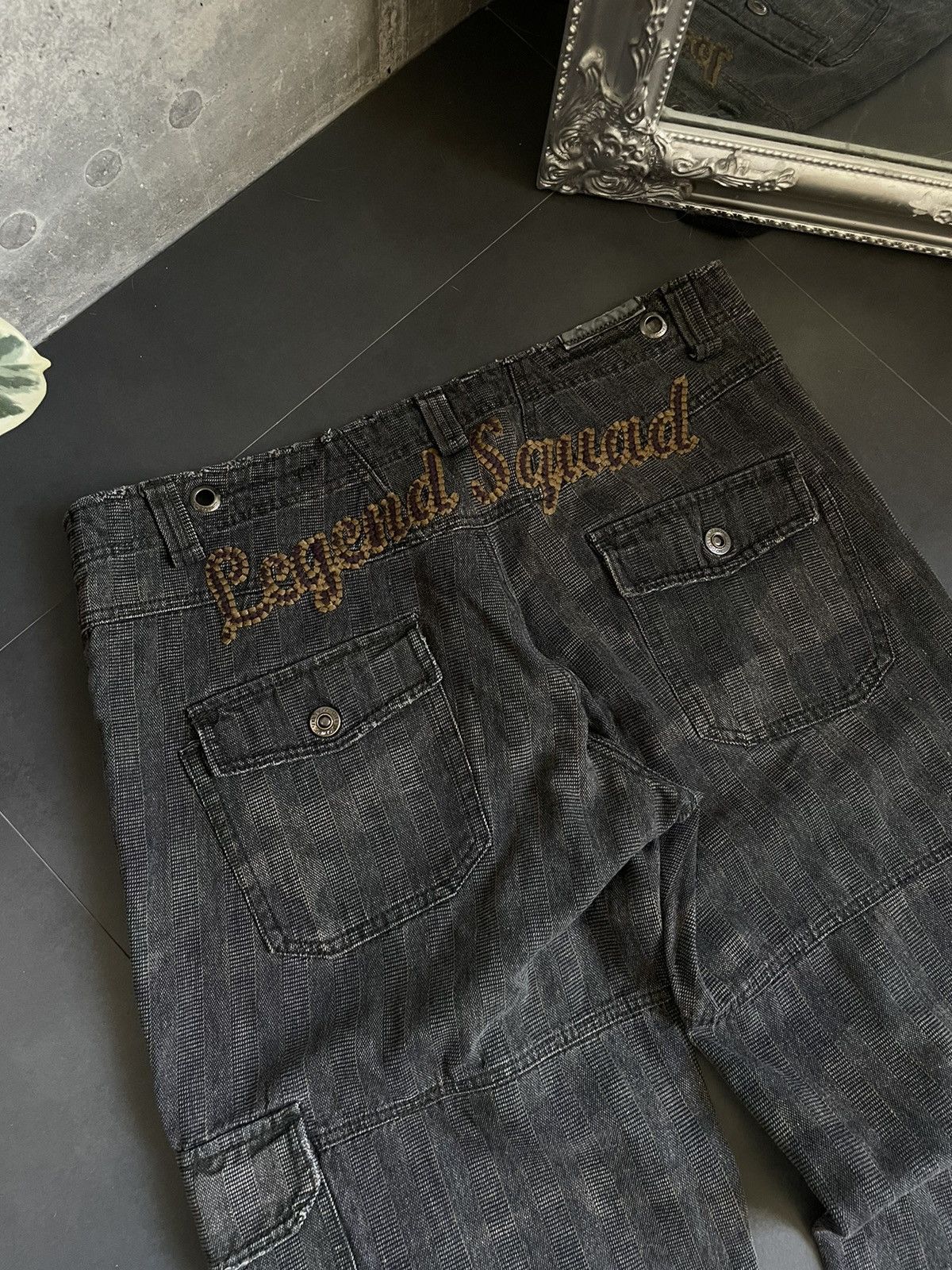 20471120 × Japanese Brand Vintage Baggy Cargo Pants Skate Camo Undercover Style Y2k Size US 34 / EU 50 - 4 Thumbnail