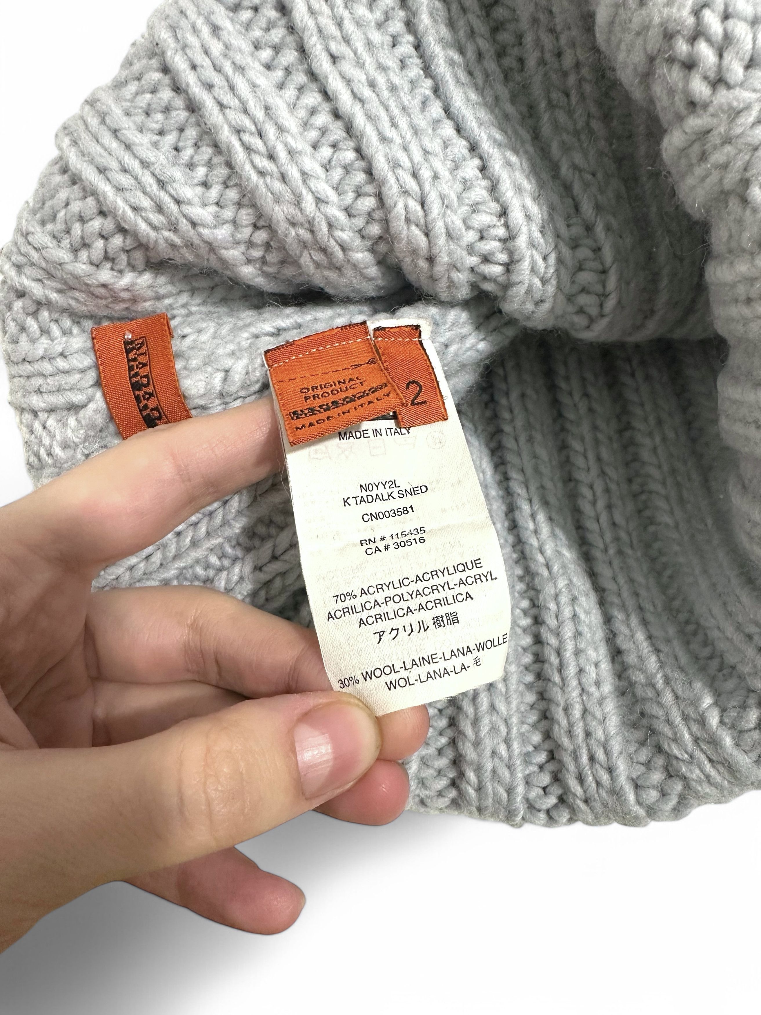 Napapijri Vintage Napapijri Wool Knit Beanie Hat One size Size ONE SIZE - 3 Thumbnail