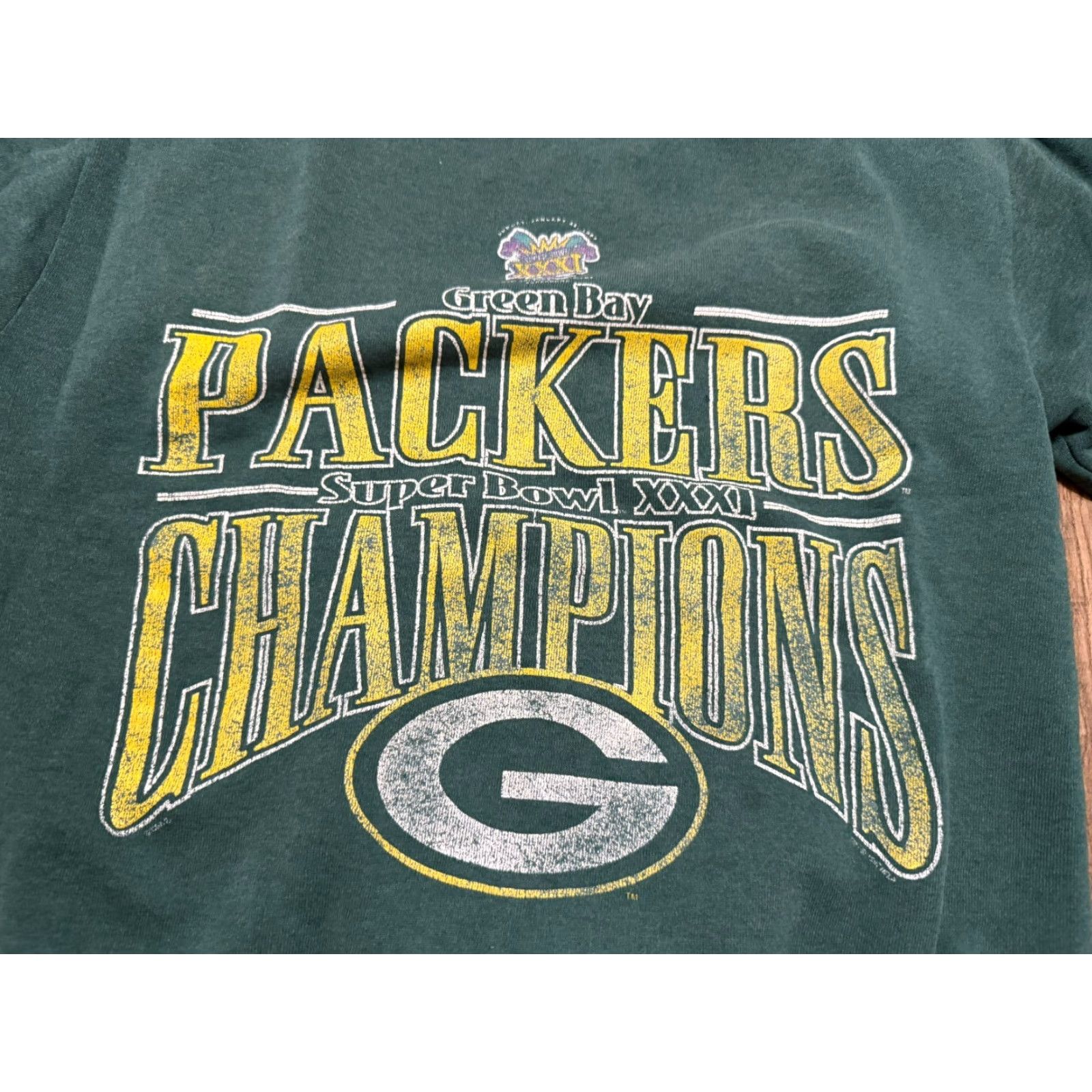 Delta VINTAGE Delta Sweater Men's Large Wisconsin Green Bay Packers NFL Team Apparel Sweater Pullover Crew Neck Green Cotton Regular Size US L / EU 52-54 / 3 - 5 Thumbnail