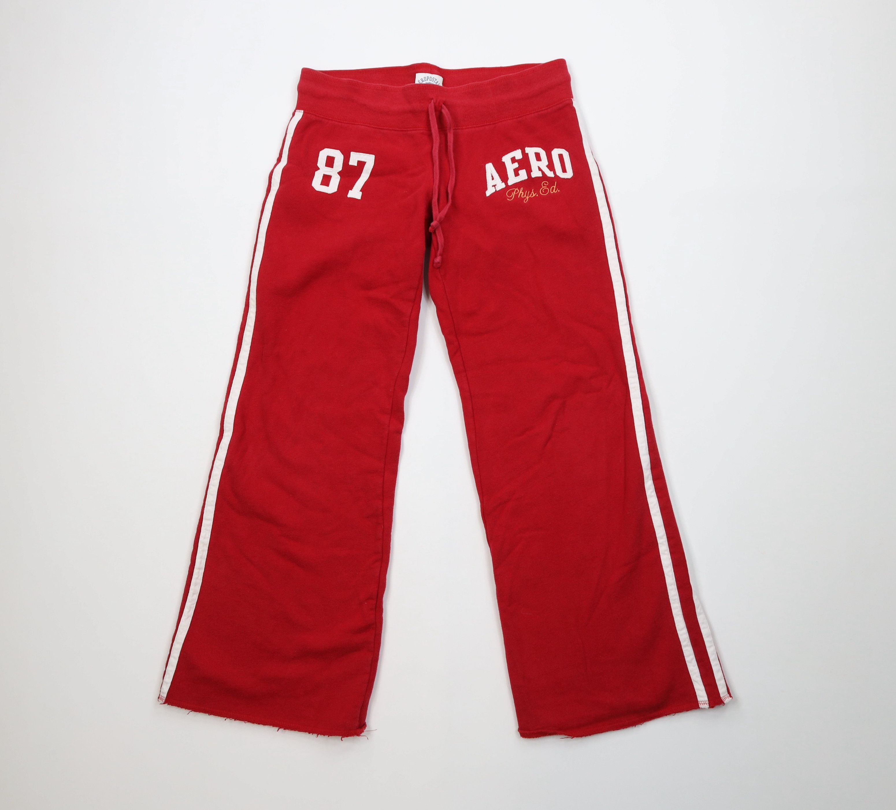 Aeropostale Vintage Y2K Aeropostale Babydoll Phys Ed Wide Leg Sweatpants Size 28" / US 6 / IT 42 - 1 Thumbnail
