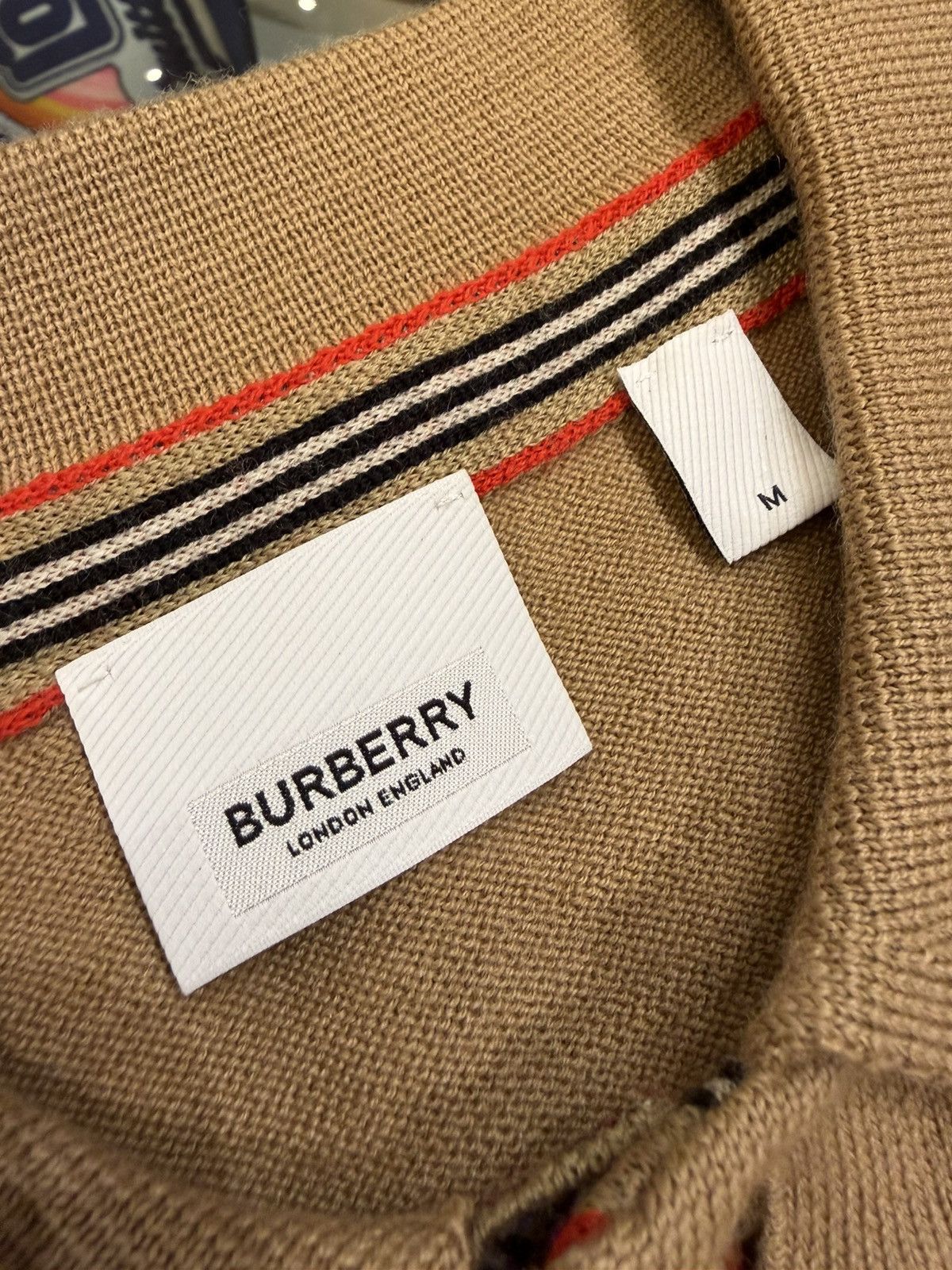 Burberry Burberry Wool Longsleeve Polo Size US M / EU 48-50 / 2 - 3 Thumbnail