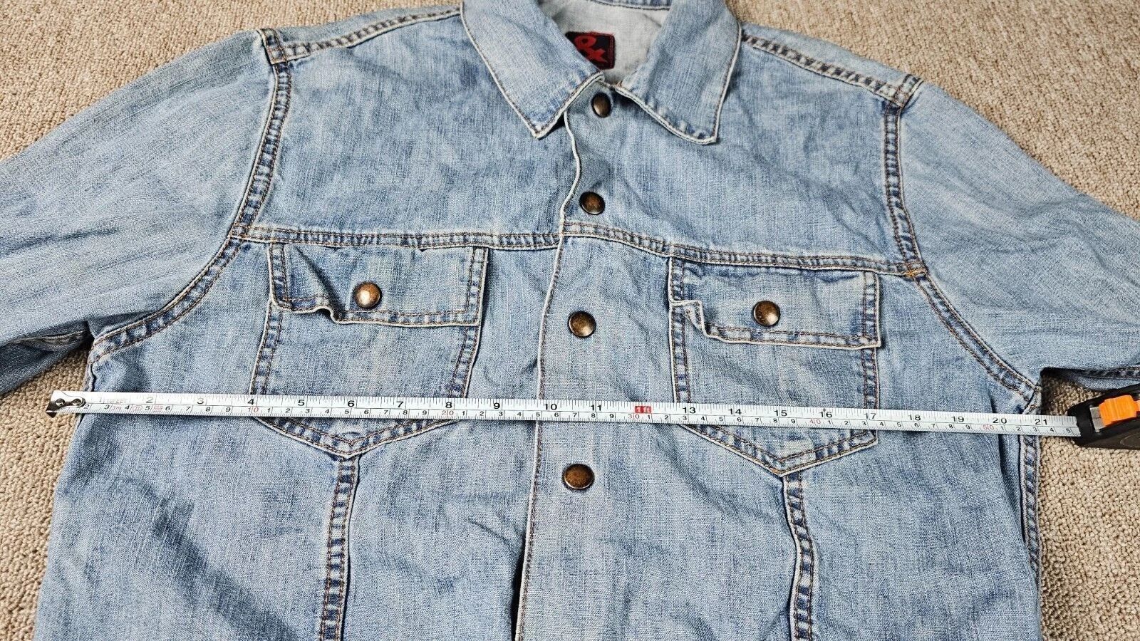 Dolce & Gabbana × Vintage Vintage 90s Dolce & Gabbana Cropped Denim Jacket Size XL / US 12-14 / IT 48-50 - 15 Thumbnail