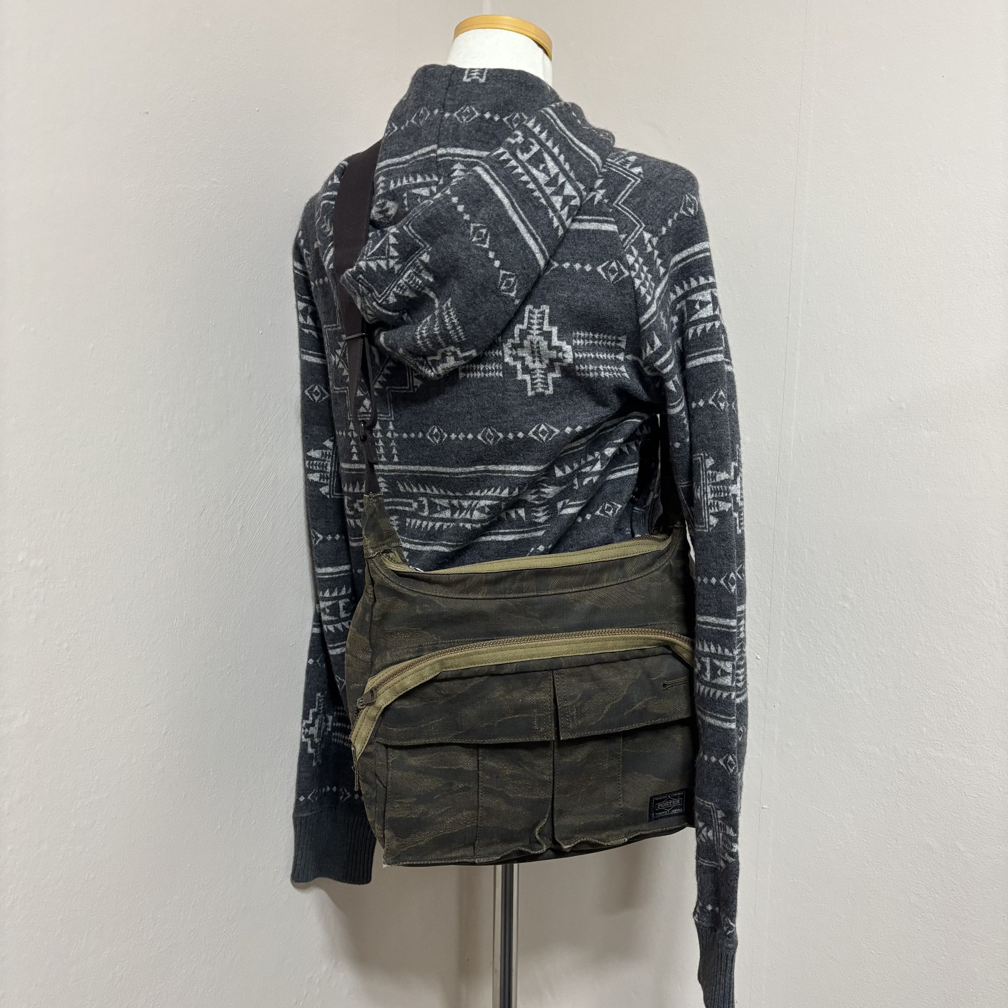Porter PORTER Camouflage Pattern Crossbody Bag Size ONE SIZE - 2 Thumbnail