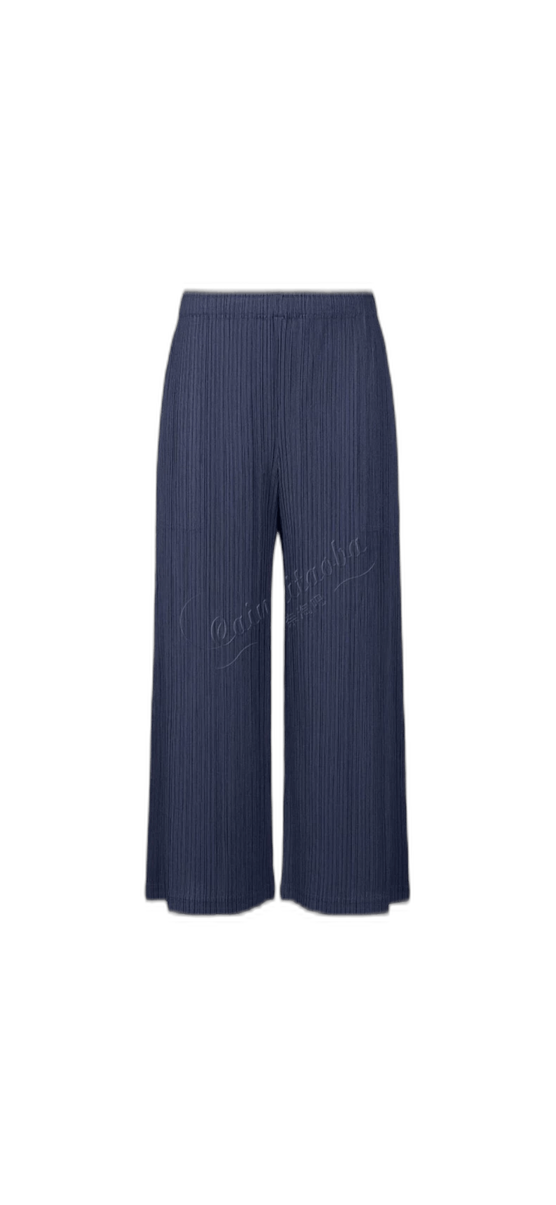 Issey Miyake Issey Miyake Wide-leg Pants in Dark Blue-yf Size US 26 / EU 42 - 1 Thumbnail