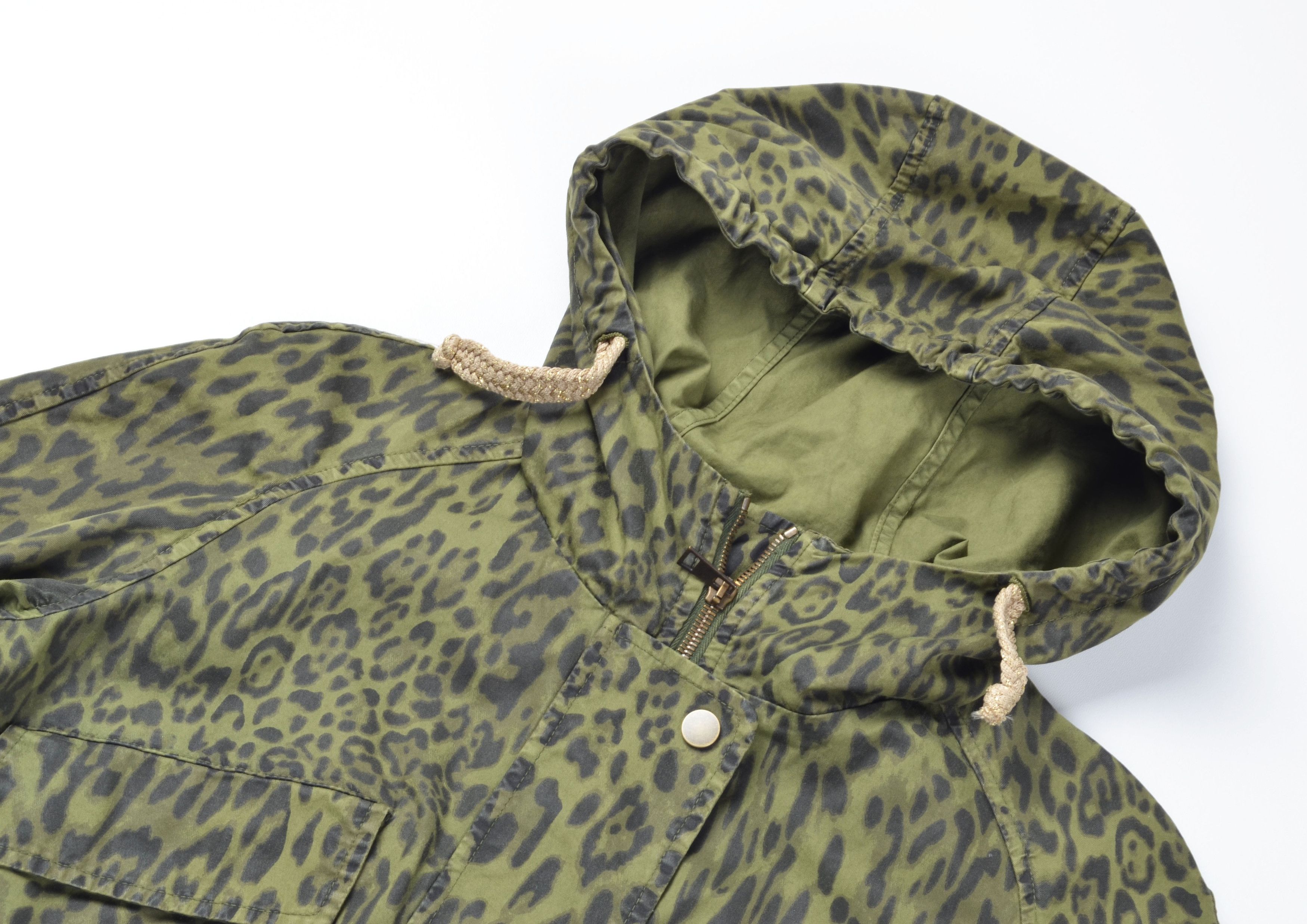 Other Bazar Deluxe Leopard Beaded Boho Hooded Jacket Size S / US 4 / IT 40 - 5 Thumbnail