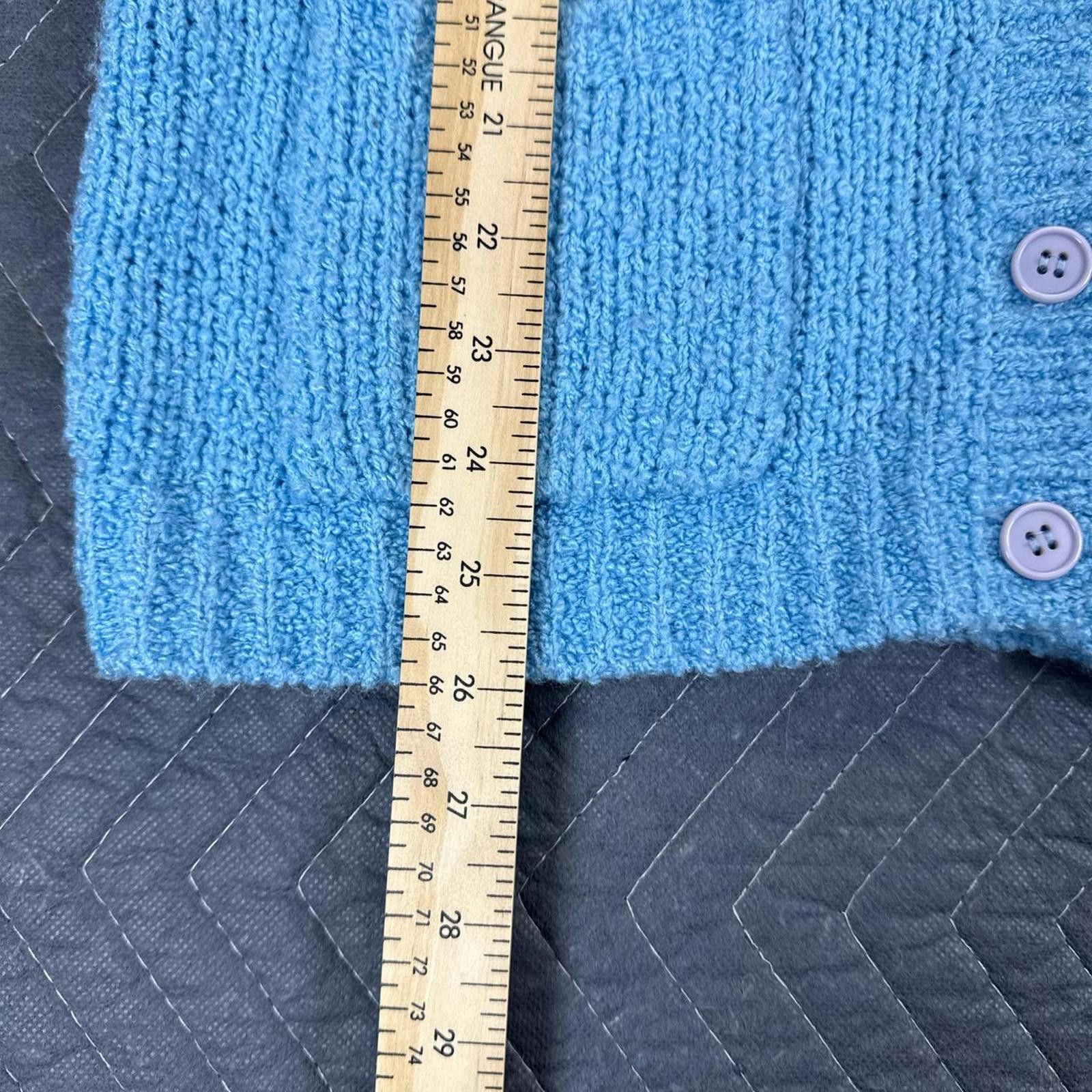 Other Vintage knit cardigan in a soft blue tone. Size M / US 6-8 / IT 42-44 - 5 Thumbnail