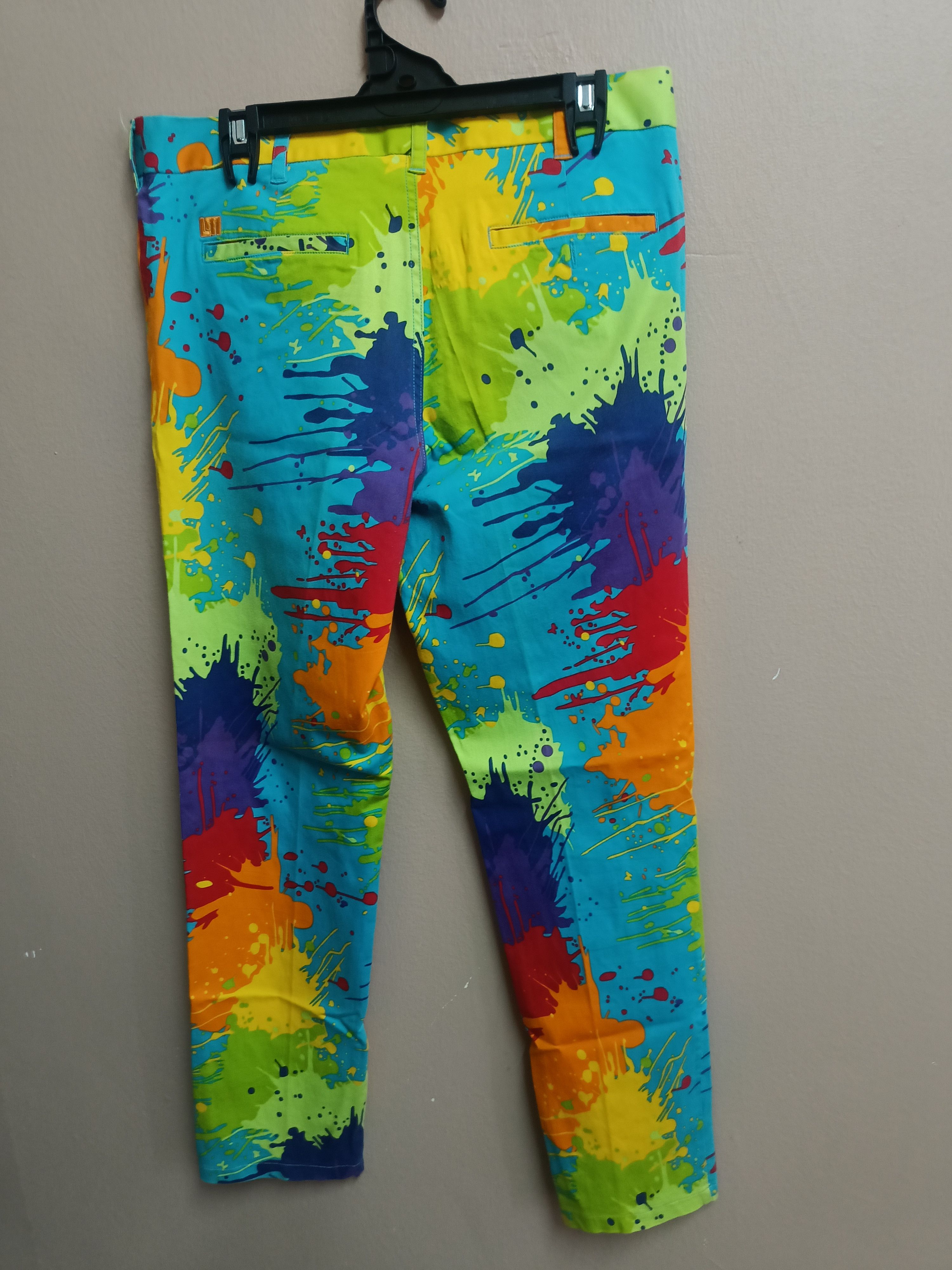 Japanese Brand Loudmouth Golf Paint Splatter pants Size US 34 / EU 50 - 3 Thumbnail