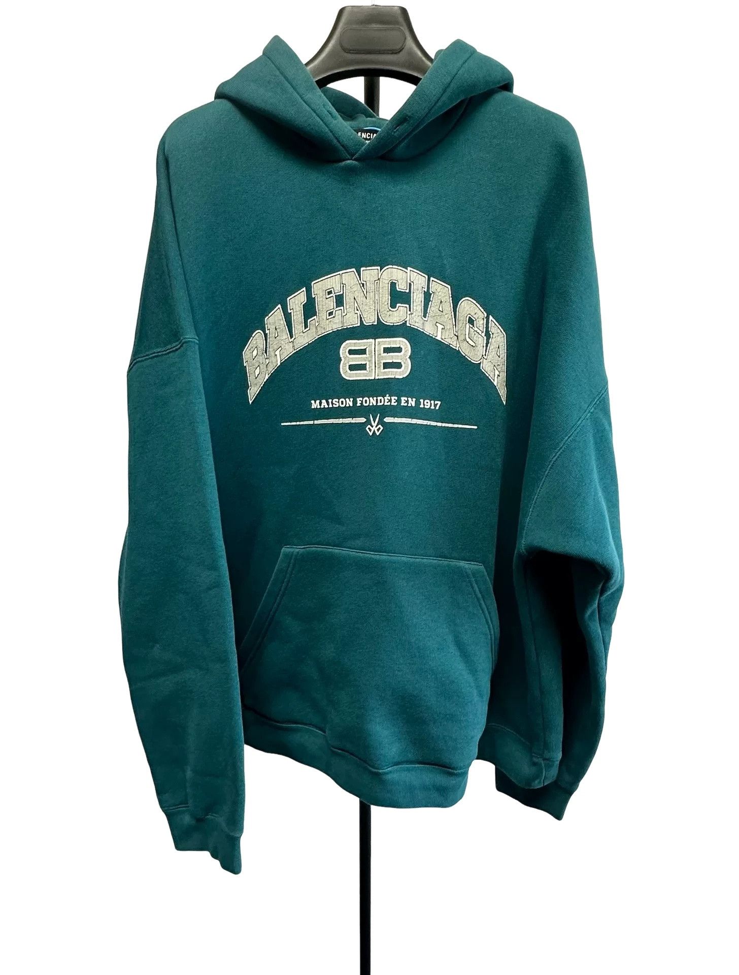 Balenciaga Balenciaga Logo Graphic Hoodie Size 2 Size US M / EU 48-50 / 2 - 1 Thumbnail