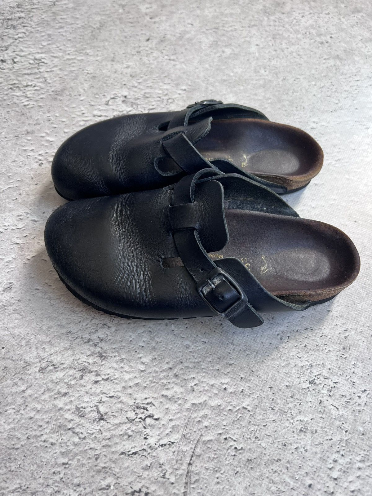 Birkenstock × Vintage VINTAGE BLACK BOSTON BIRKENStock slippers slipons Size US 6 / IT 36 - 4 Thumbnail