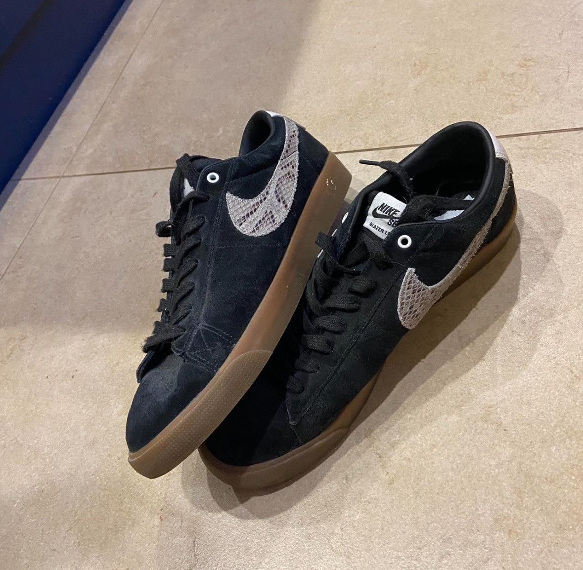 Nike Nike Wacko Maria x Blazer Low SB 'Snakeskin' Size US 12 / EU 45 - 1 Thumbnail