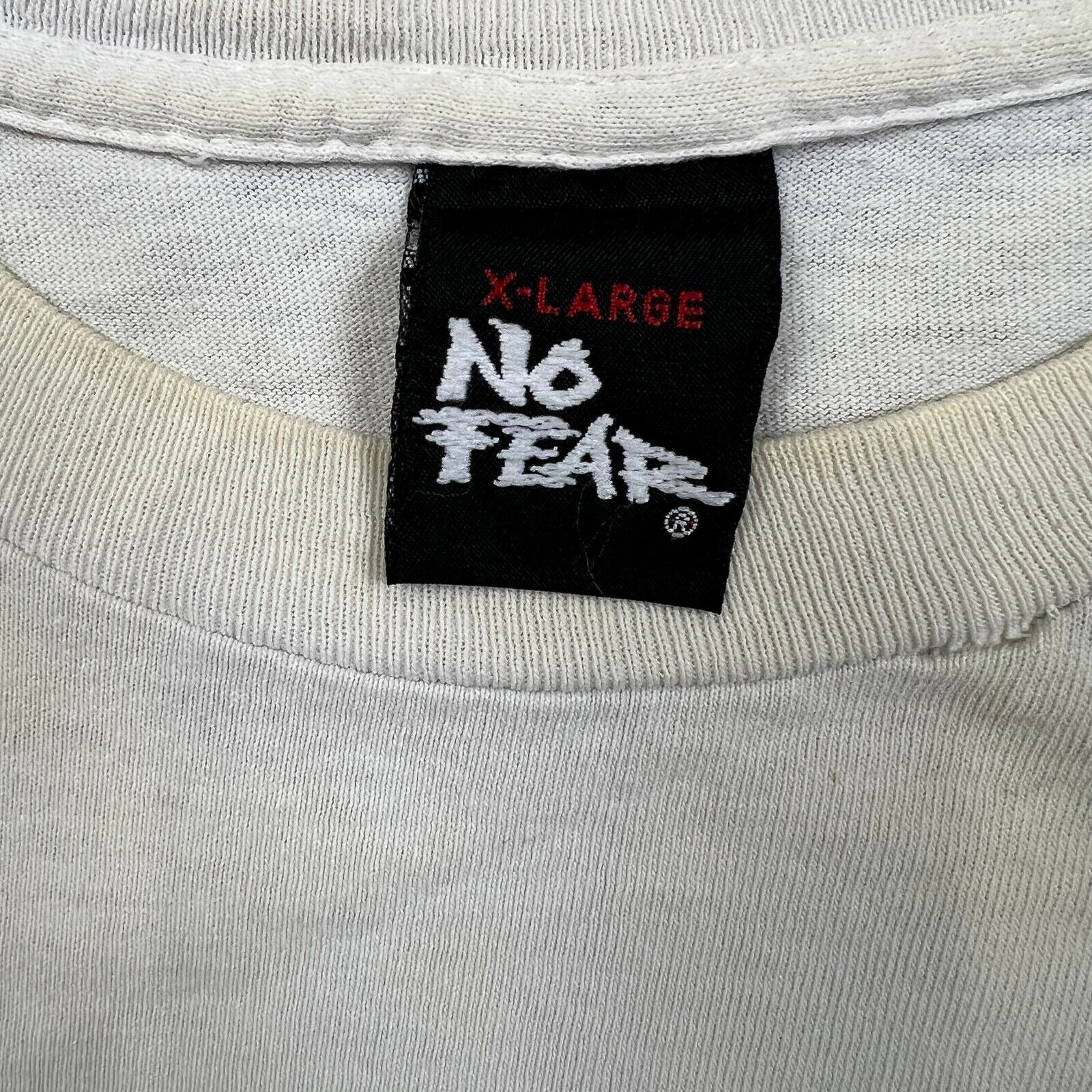 No Fear × Vintage 90s No Fear T Shirt XL Pain Temporary Single Stitched Tee Size US XL / EU 56 / 4 - 11 Thumbnail