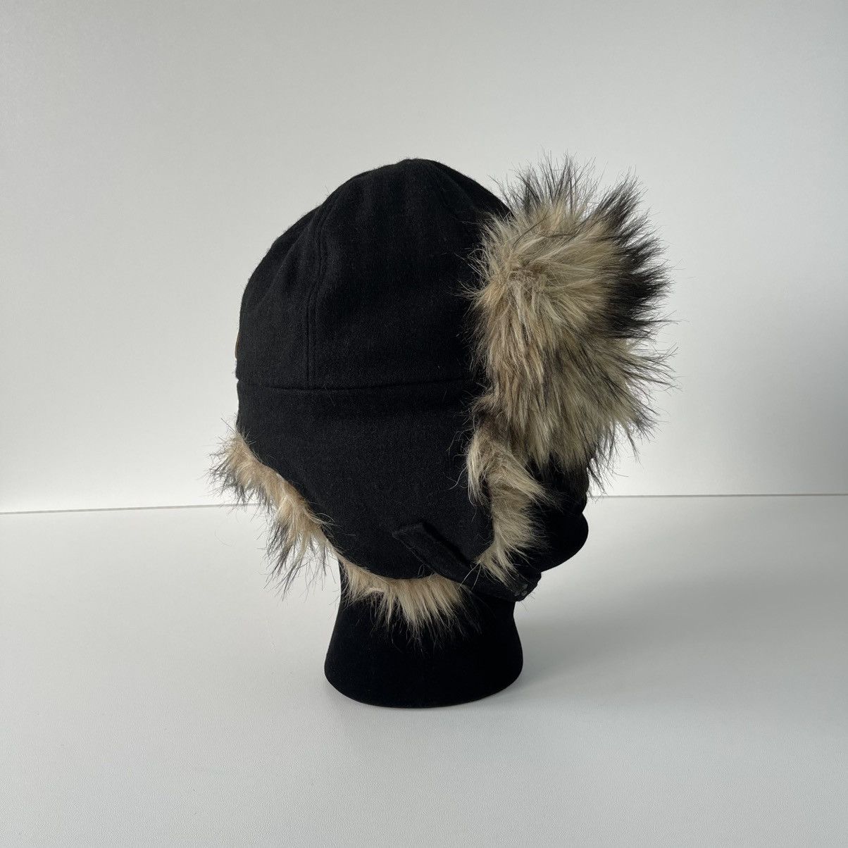 Fjallraven Fjallraven Wool Heater Trapper Winter Hat Vintage Black Size ONE SIZE - 4 Thumbnail