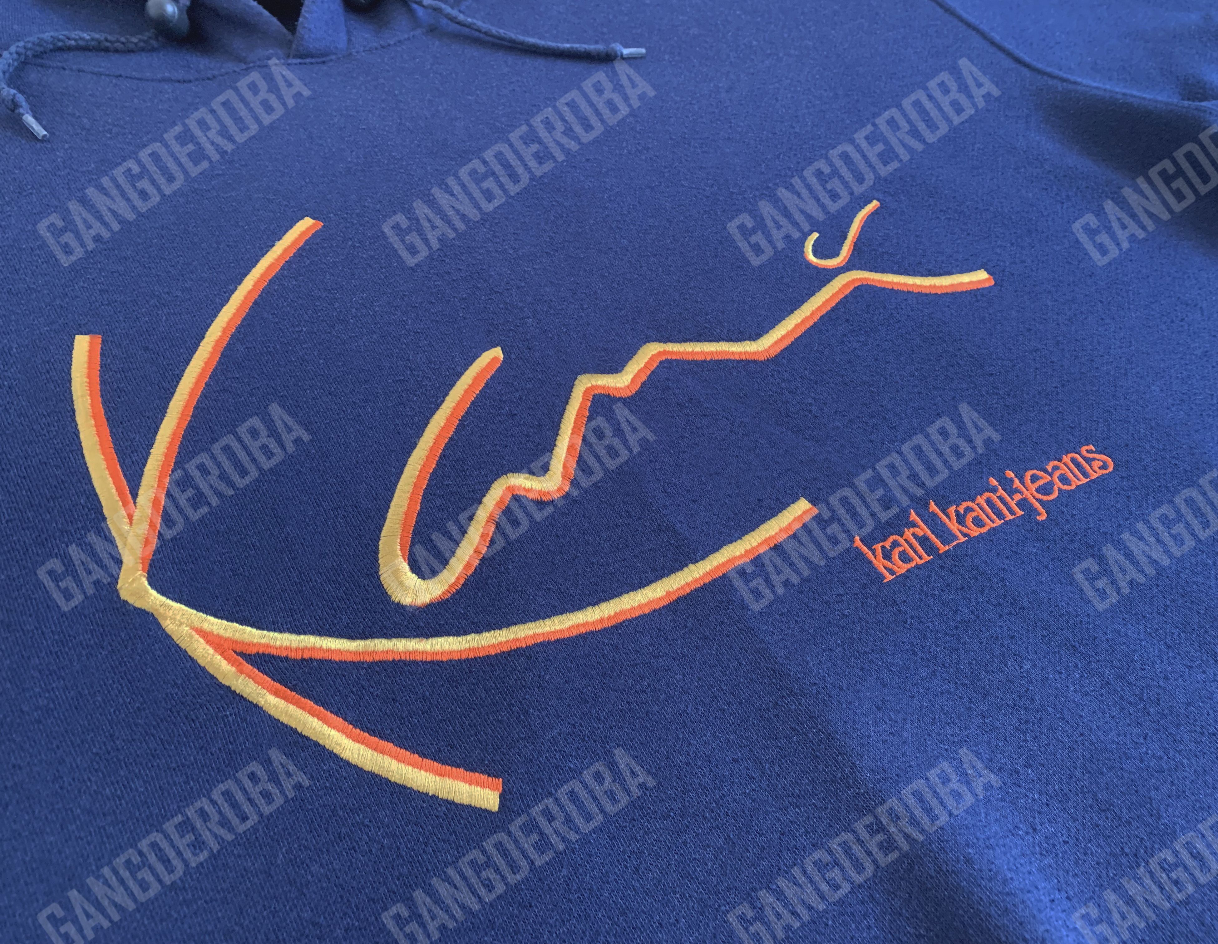 Karl Kani RARE Vintage 90s KARL KANI Hoodie Sweatshirt 2pac Tupac Navy Size US M / EU 48-50 / 2 - 6 Thumbnail