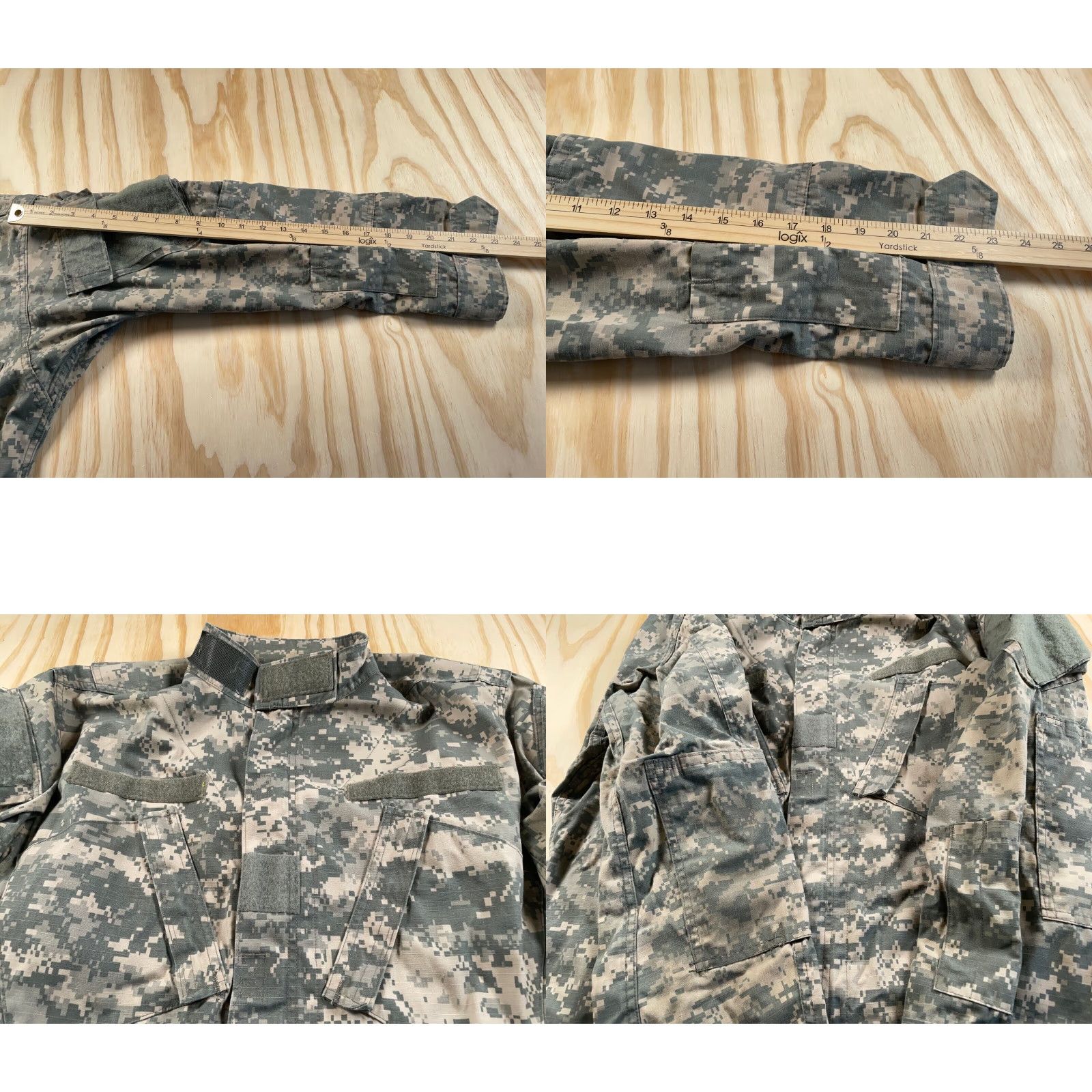 Vintage VINTAGE US Army Digital Camouflage Jacket Adult Medium Unicor Two-Way Zip Shacket Size US M / EU 48-50 / 2 - 8 Thumbnail
