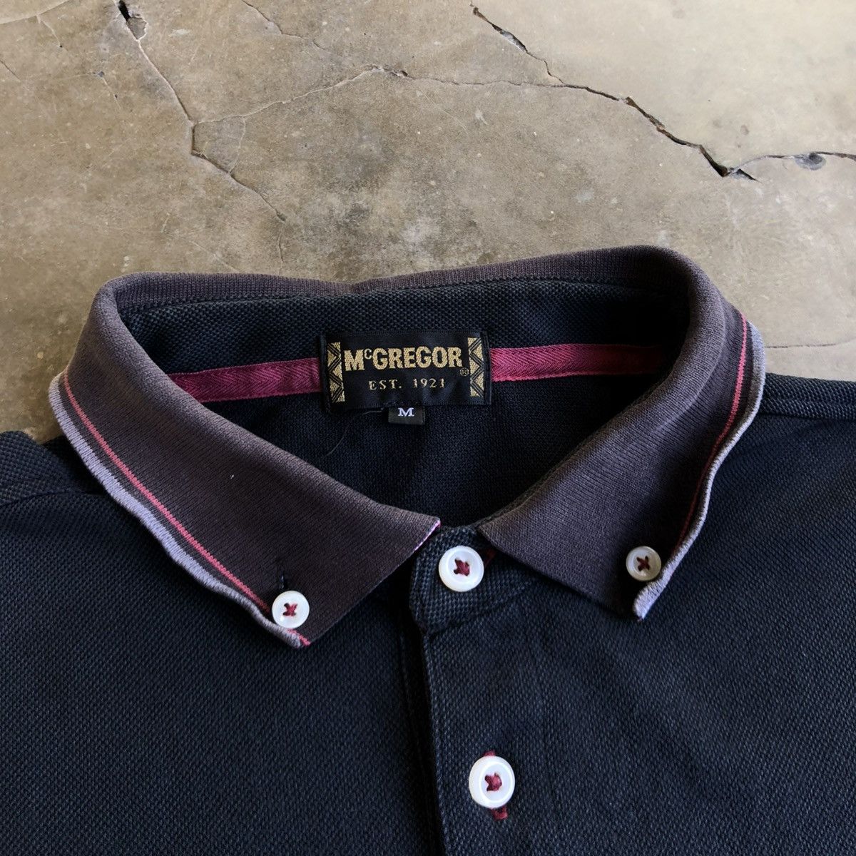 McGregor Vintage McGregor Pocket Logo Polo T-shirt Black Size US M / EU 48-50 / 2 - 11 Thumbnail