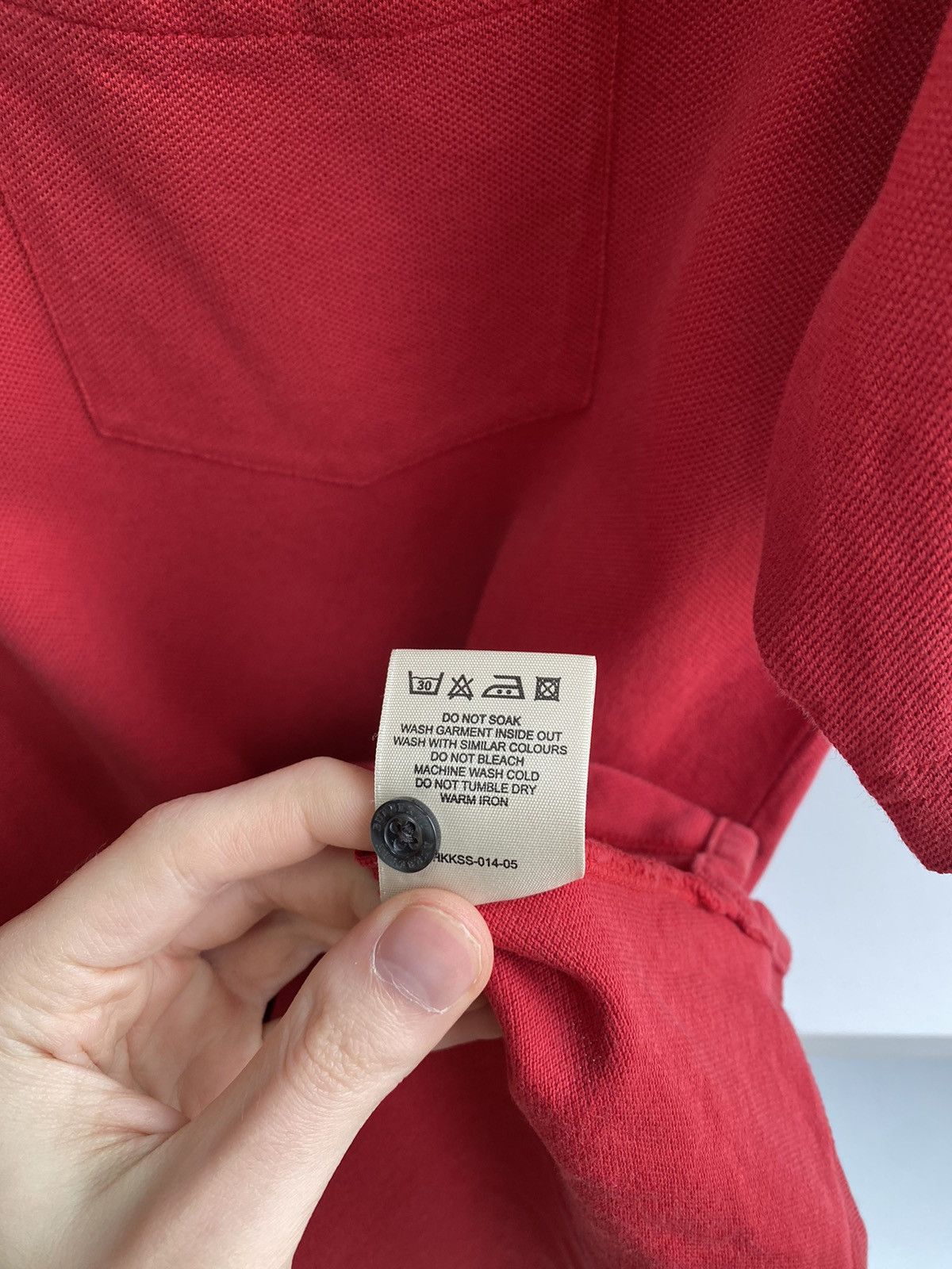 Burberry × Vintage Vintage Burberry Red Polo T-Shirt Size US M / EU 48-50 / 2 - 15 Thumbnail