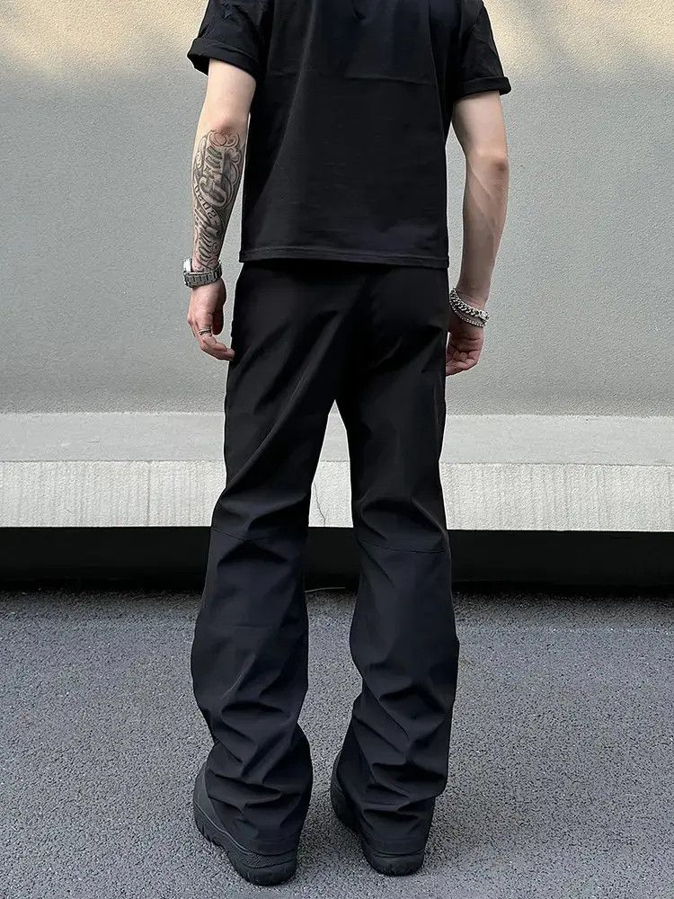 Japanese Brand Black straight fit casual pants Size US 30 / EU 46 - 6 Thumbnail