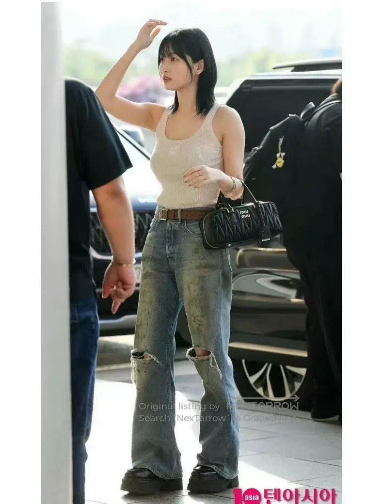 Acne Studios Acne Studios Indigo Dyed Ripped Denim Pants Size 29" - 6 Thumbnail