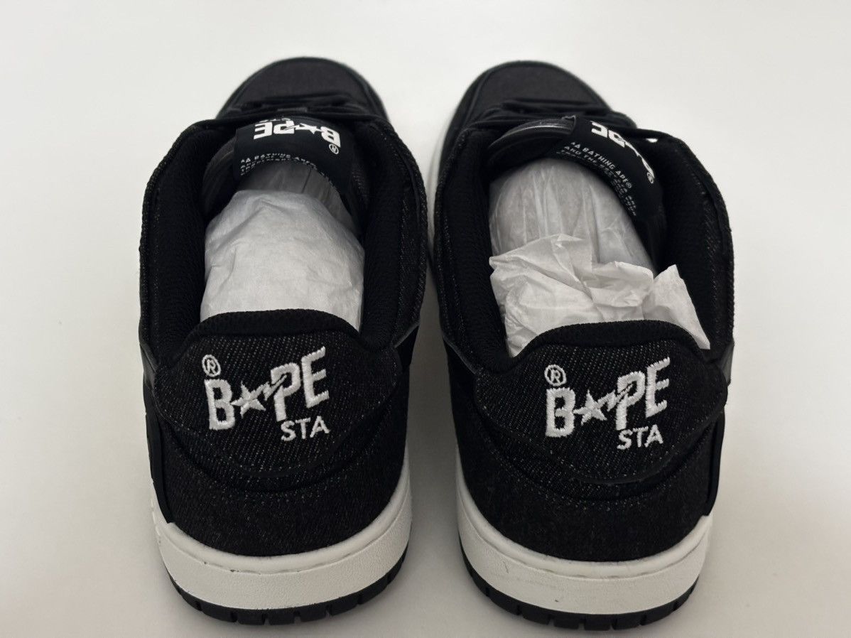 Bape Authentic ape bape sk8 sta denim black US 9 new Size US 9 / EU 42 - 9 Thumbnail