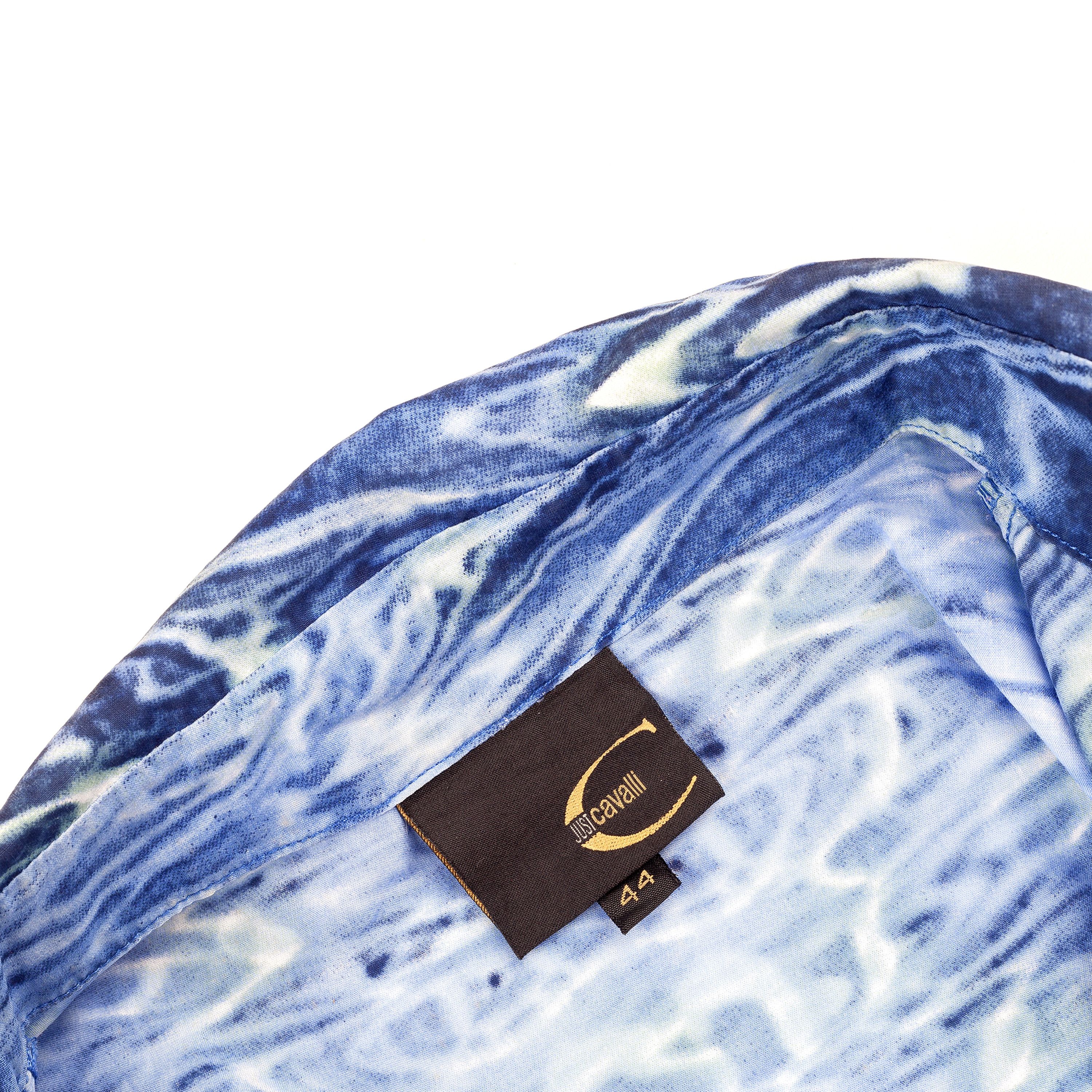 Just Cavalli Just Cavalli Water Print Long Sleeve Shirt (M) Size M / US 6-8 / IT 42-44 - 3 Thumbnail