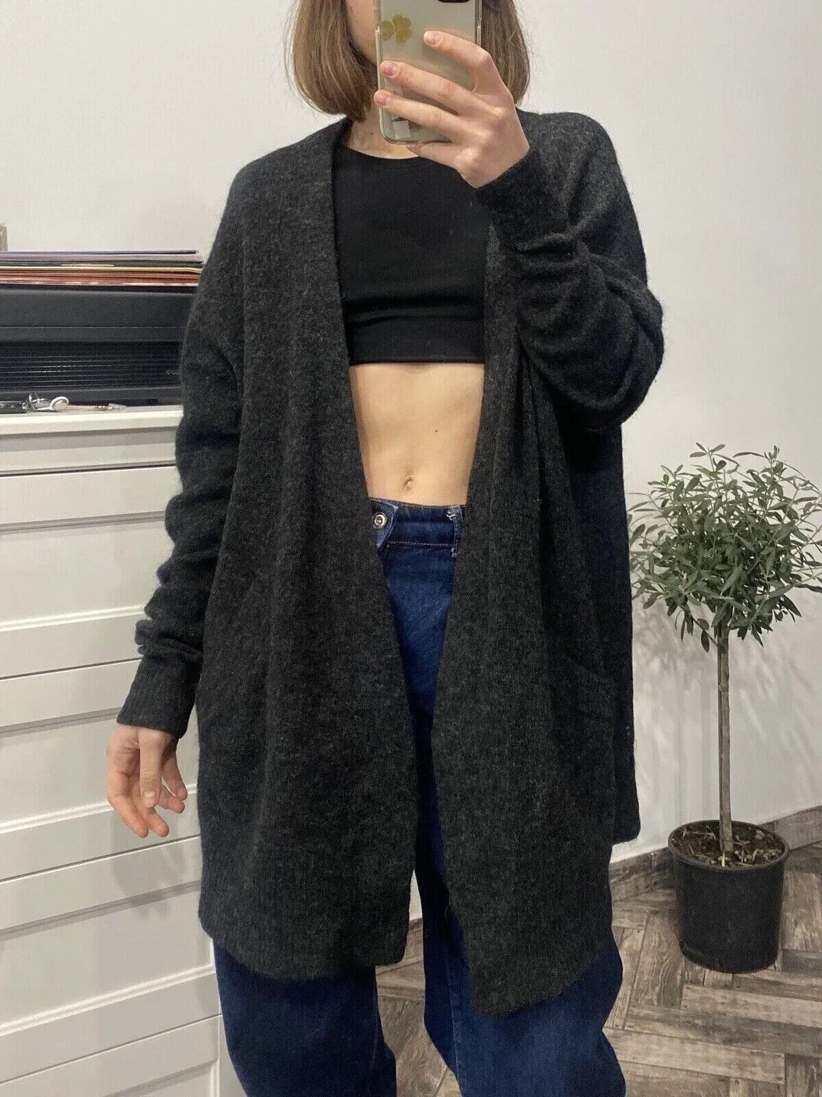 Acne Studios ACNE STUDIOS Raya Sh Kid Mohair Wool Cardigan Sweater Size S / US 4 / IT 40 - 1 Thumbnail