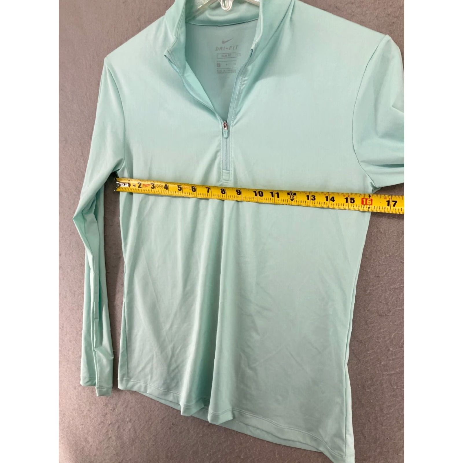 Nike Nike Dri-FIT Pullover Women’s Small Blue Nike Dri-Fit Slim Classic Outdoor Activewear - Long Sleeve Size S / US 4 / IT 40 - 5 Thumbnail