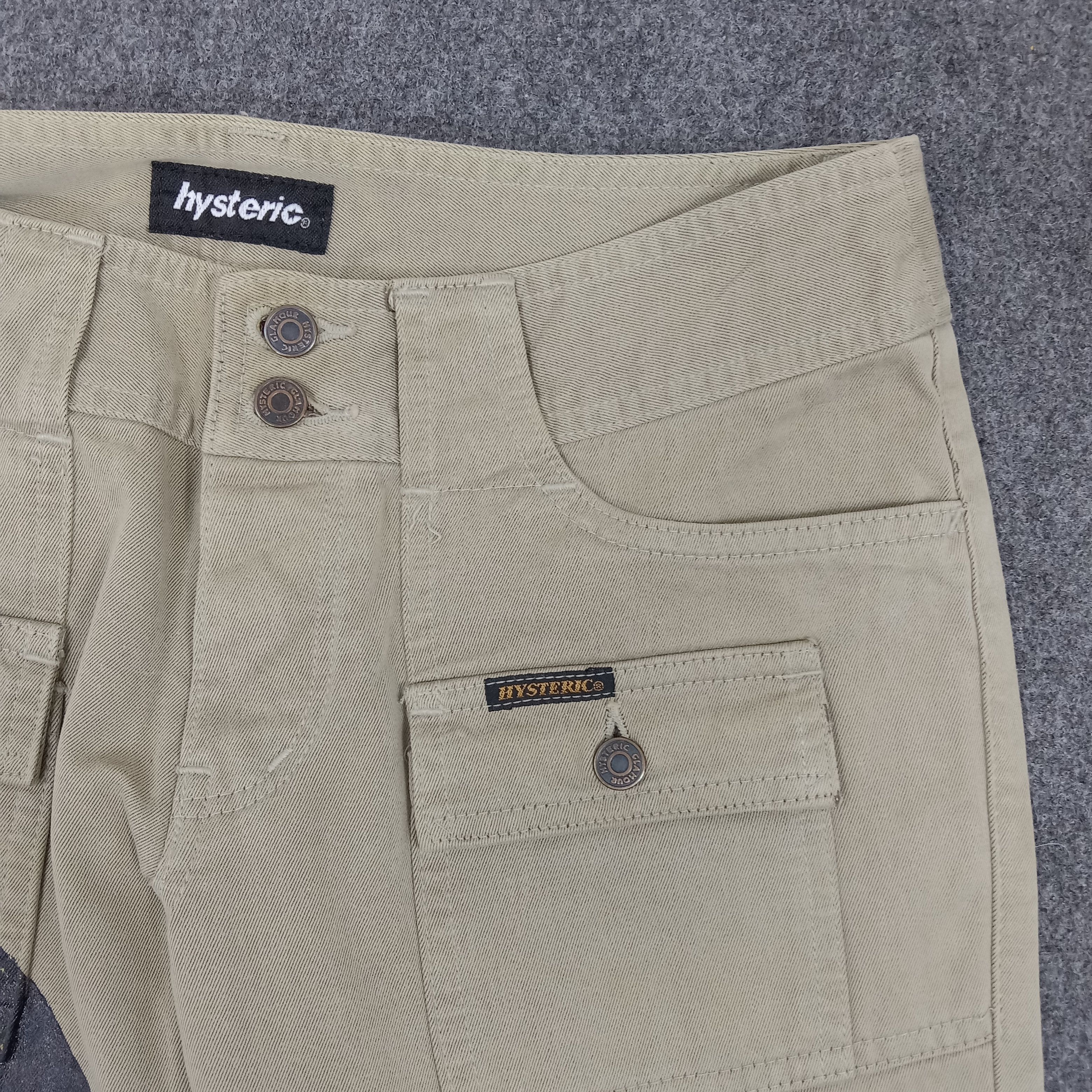 Hysteric Glamour × Japanese Brand × Vintage Hysteric Glamour Japanese Brand Bootcut Custom Cargo Pants Size 27" / US 4 / IT 40 - 4 Thumbnail