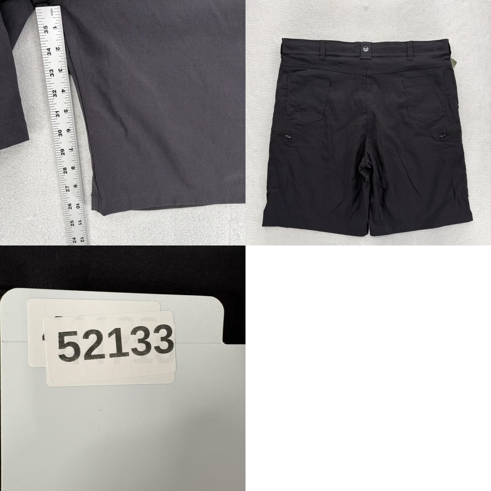 Wrangler Wrangler Outdoor Series Cargo Shorts Mens Black Stretch Performance Hiking 46 Size US 30 / EU 46 - 8 Thumbnail