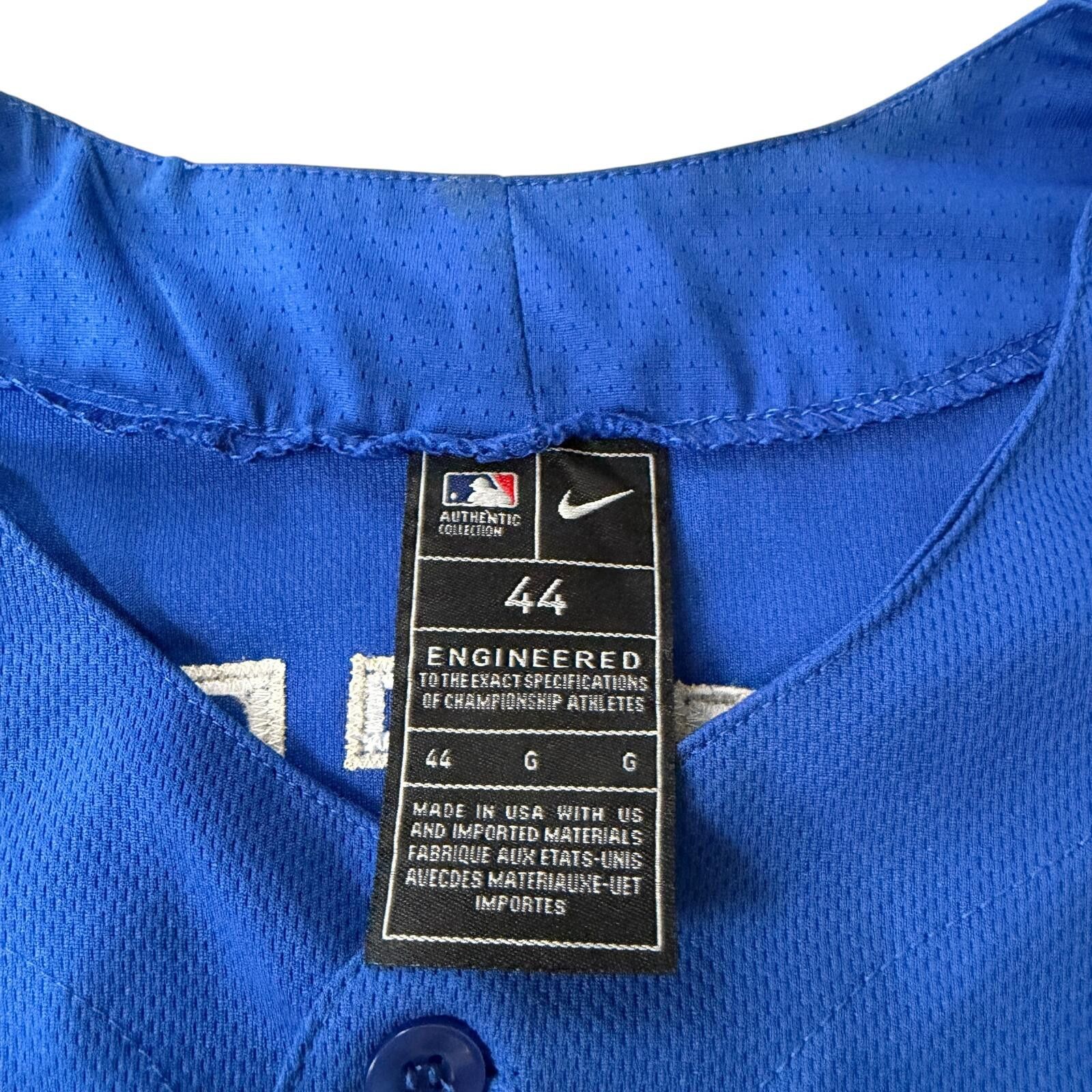 Nike Mookie Betts Nike LA Dodgers 2020 World Series Jersey GOLD Size US L / EU 52-54 / 3 - 7 Thumbnail