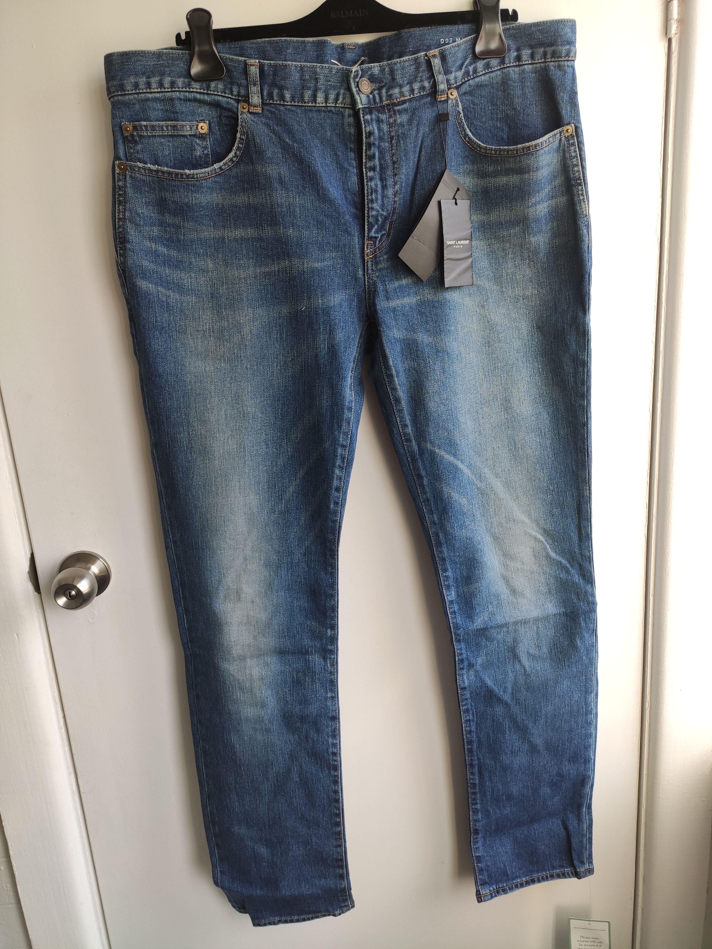 Saint Laurent Paris SAINT LAURENT jeans 36 BNWT Size US 36 / EU 52 - 1 Thumbnail