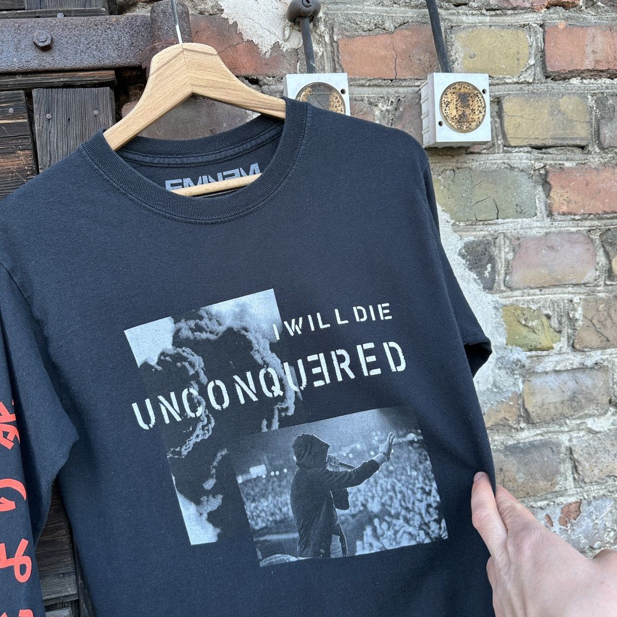 Eminem Eminem I Will Die Unconquered Rap Long Sleeve T-Shirt Y2K Size US S / EU 44-46 / 1 - 3 Thumbnail