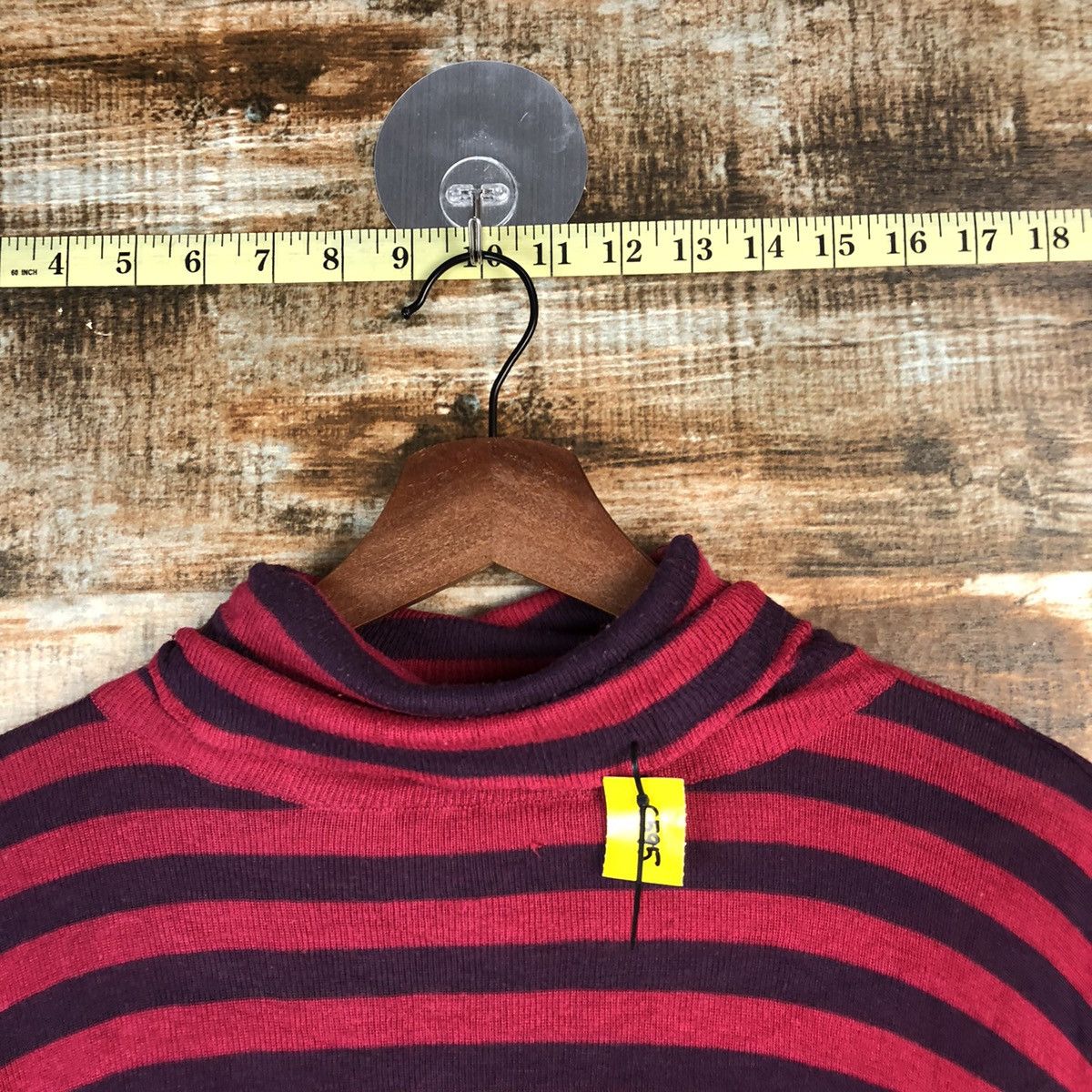 Solid & Striped DL Civilise Stripe Red like kurt cobain Knitwear #C595 Size M / US 6-8 / IT 42-44 - 4 Thumbnail