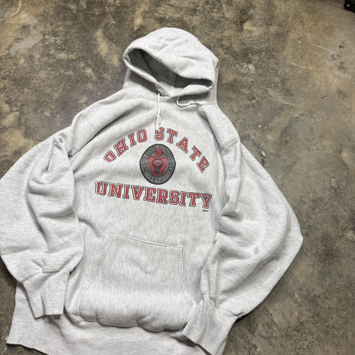 Champion vintage champion reverse weave ohio state pullover hoodie Size US XXL / EU 58 / 5 - 5 Thumbnail