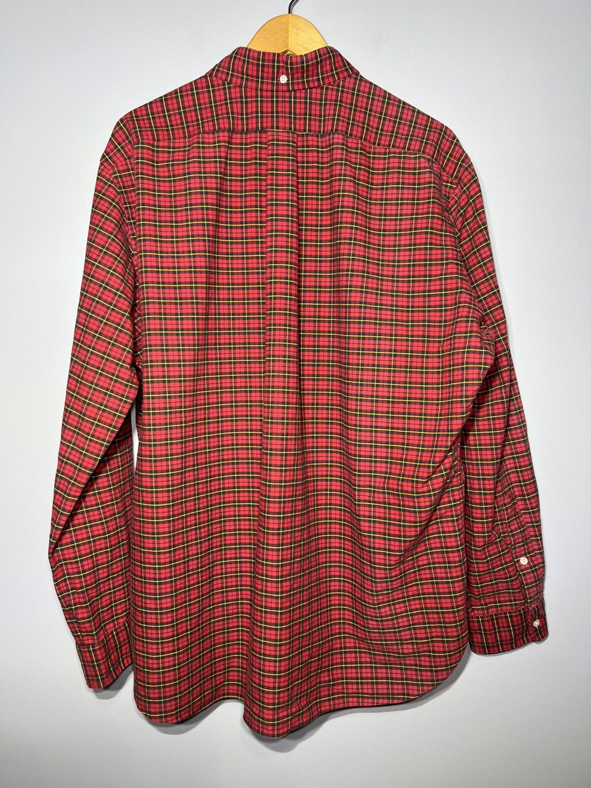 Polo Ralph Lauren Ralph Lauren Mens Button Down XL Red Green Plaid Classic Fit Size US XL / EU 56 / 4 - 4 Thumbnail