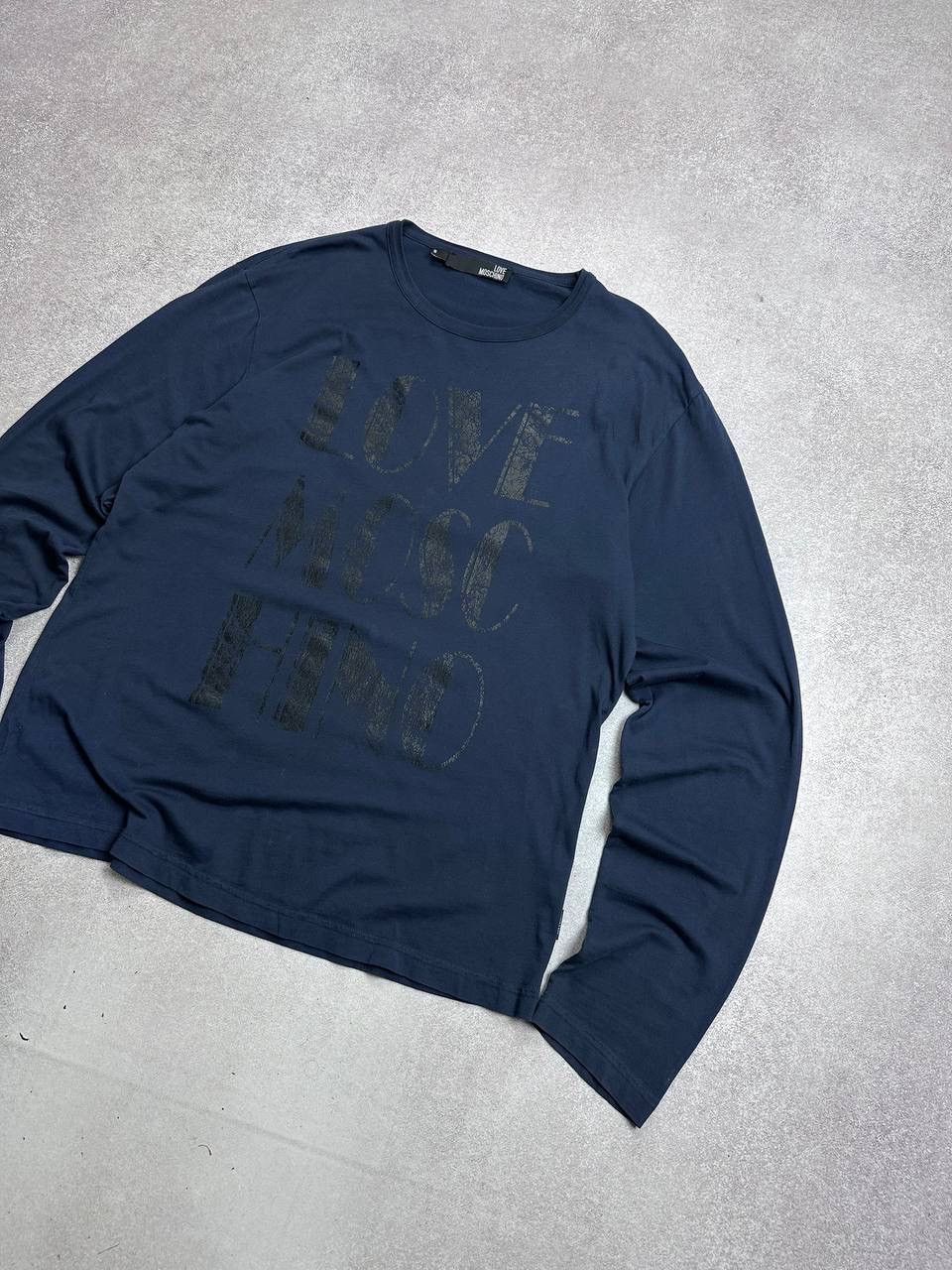Moschino Vintage Love Moschino Big Logo Longsleeve Shirt S Size US S / EU 44-46 / 1 - 2 Thumbnail
