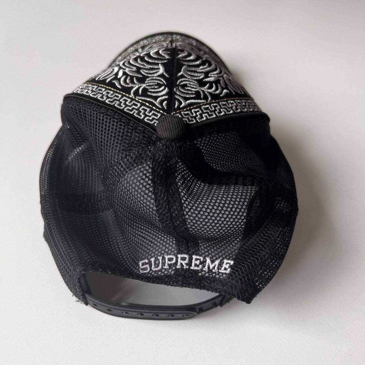 Supreme Supreme Vaquero Mesh Back 5-Panel Hat Cap Black Size ONE SIZE - 4 Thumbnail