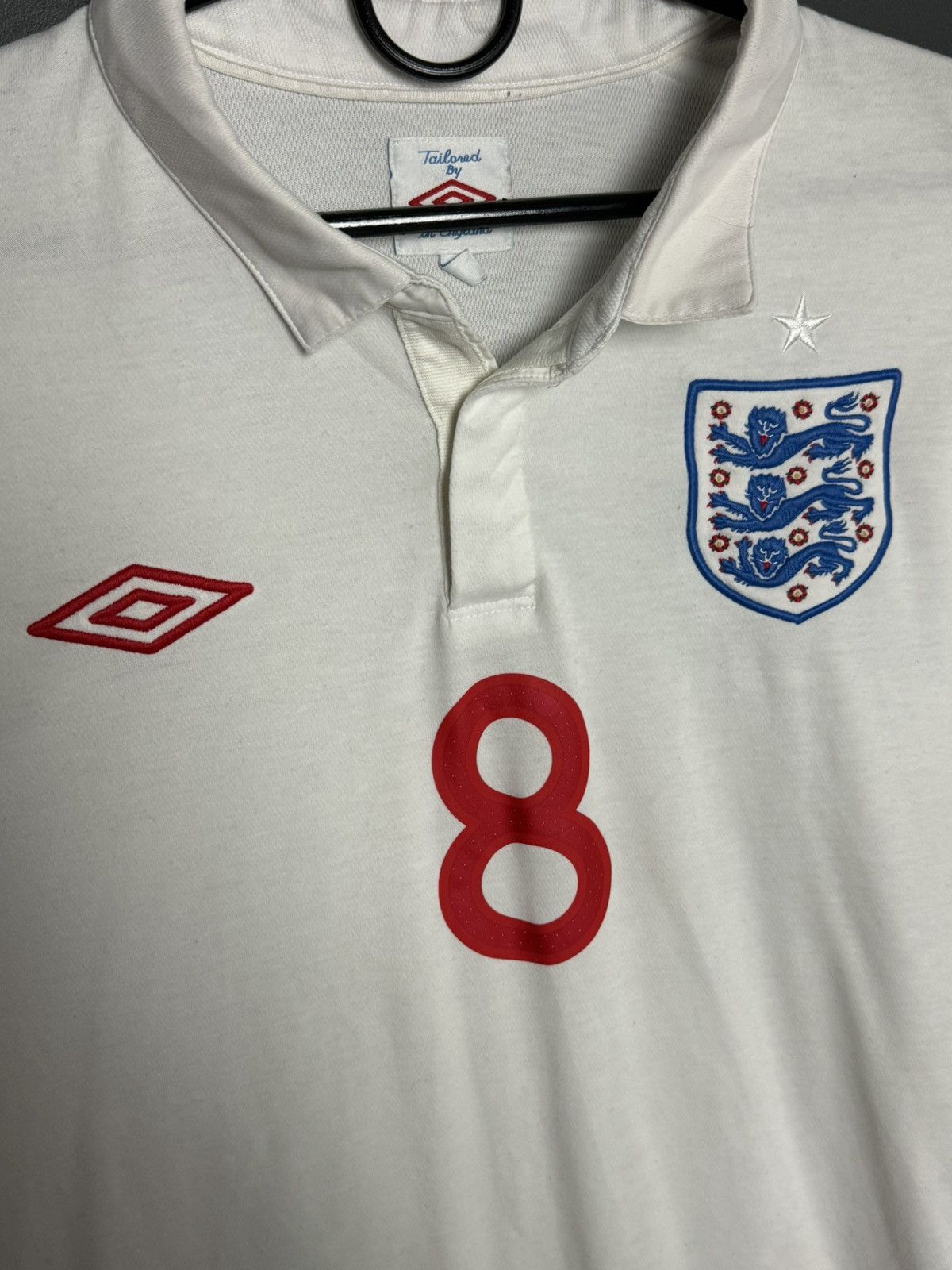 Umbro England National Team 09/10 Home Lampard Football Jersey Size US XL / EU 56 / 4 - 4 Thumbnail