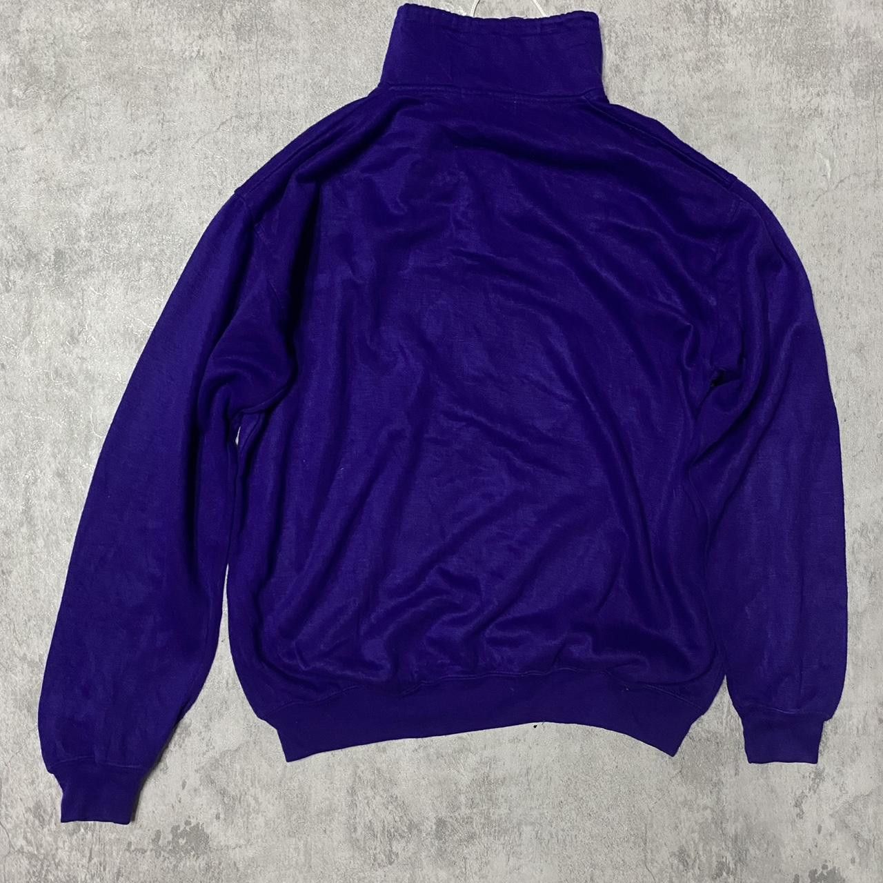 Other 80s purple and yellow embroidered tennis sweatshirt Size US L / EU 52-54 / 3 - 4 Thumbnail