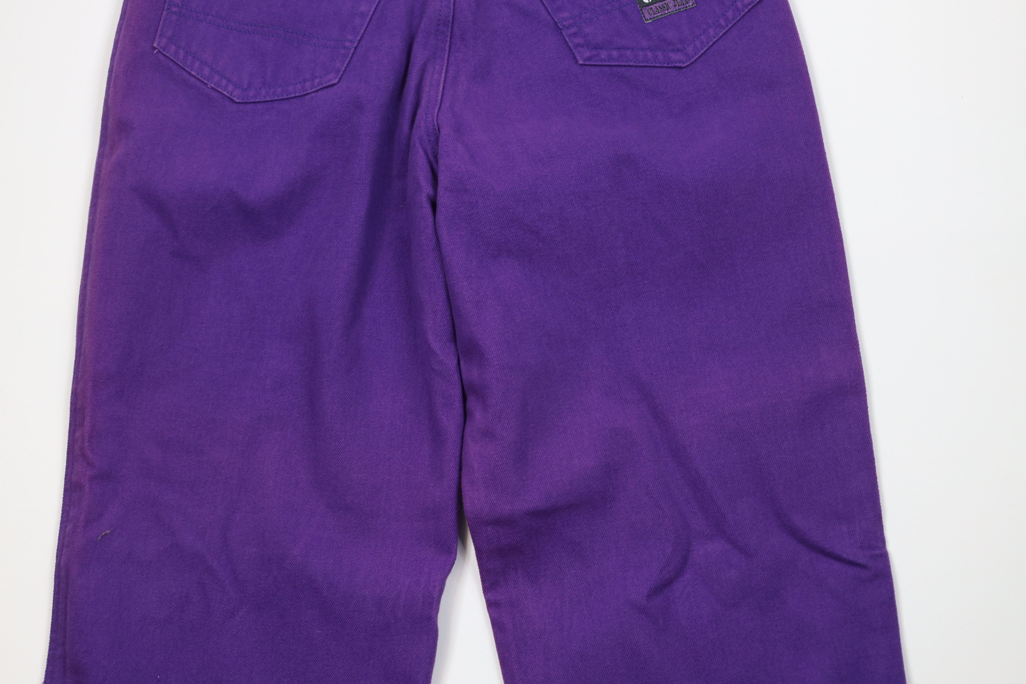 Vintage Deadstock Vintage 90s Streetwear Jeans Purple Cotton Size US 32 / EU 48 - 10 Thumbnail