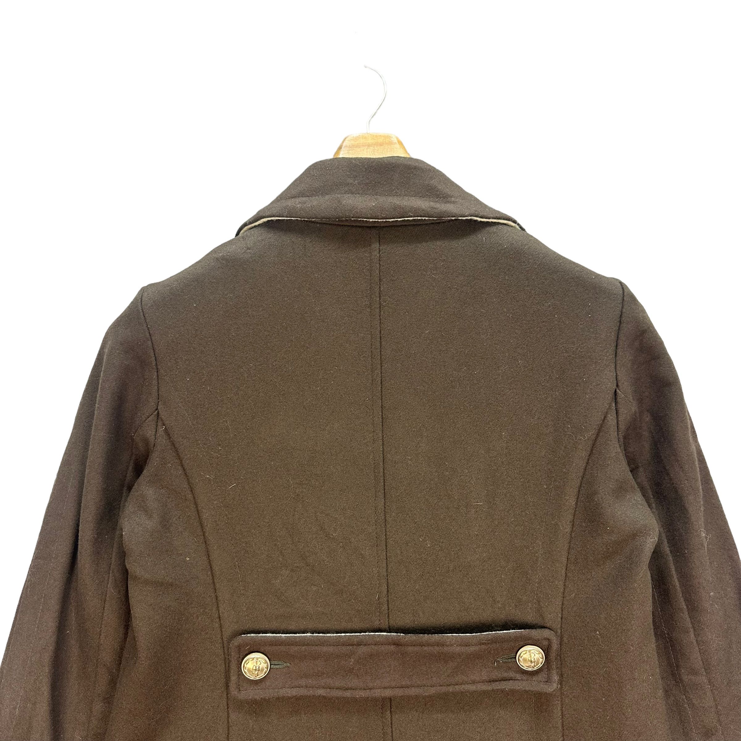 Japanese Brand YOSHI KONDO PARIS WOOL BELTED DOUBLE BREASTED COAT #7825-180 Size S / US 4 / IT 40 - 10 Thumbnail