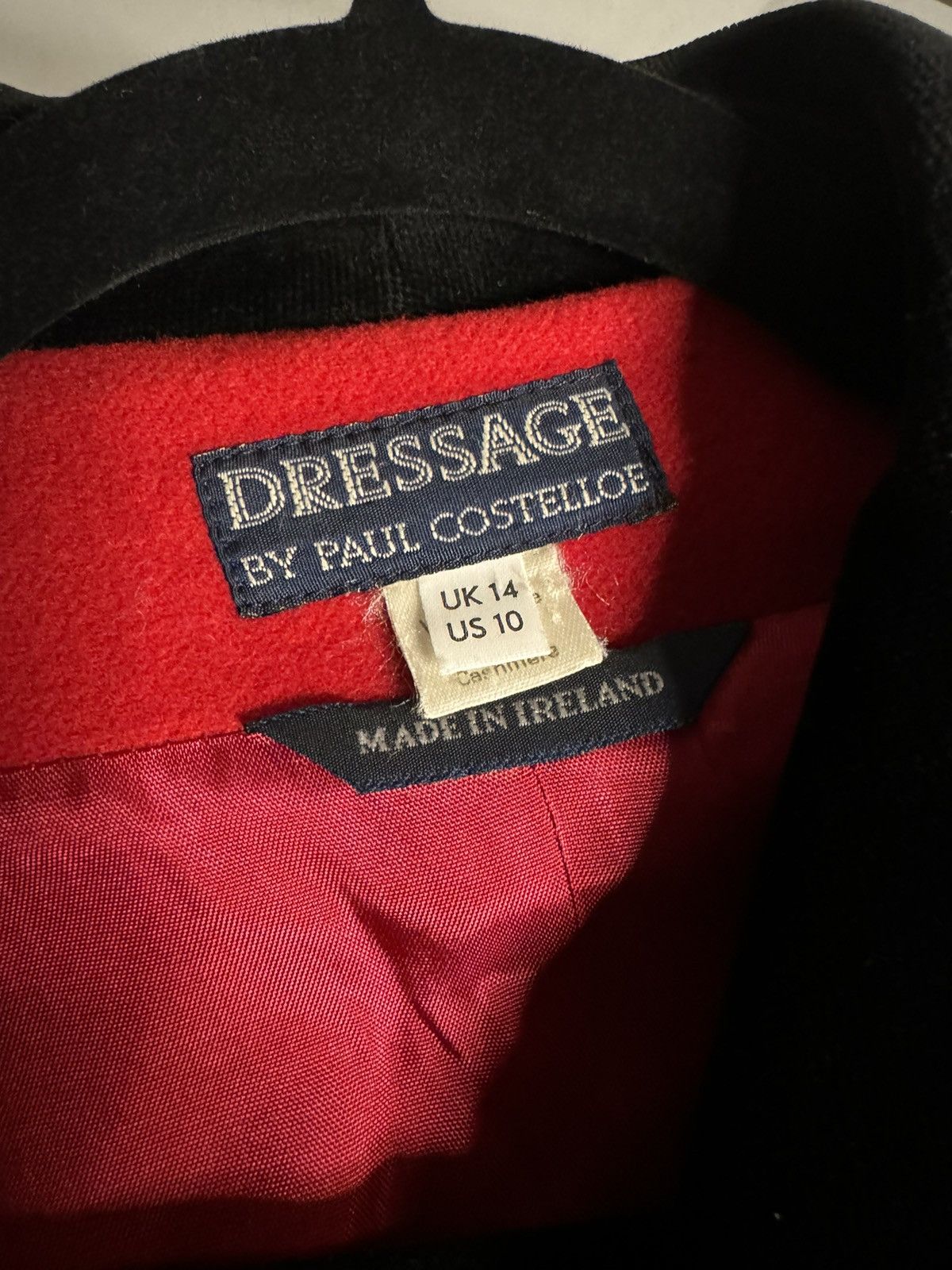 Vintage Red Blazer with Black Collar Size L / US 10 / IT 46 - 6 Thumbnail