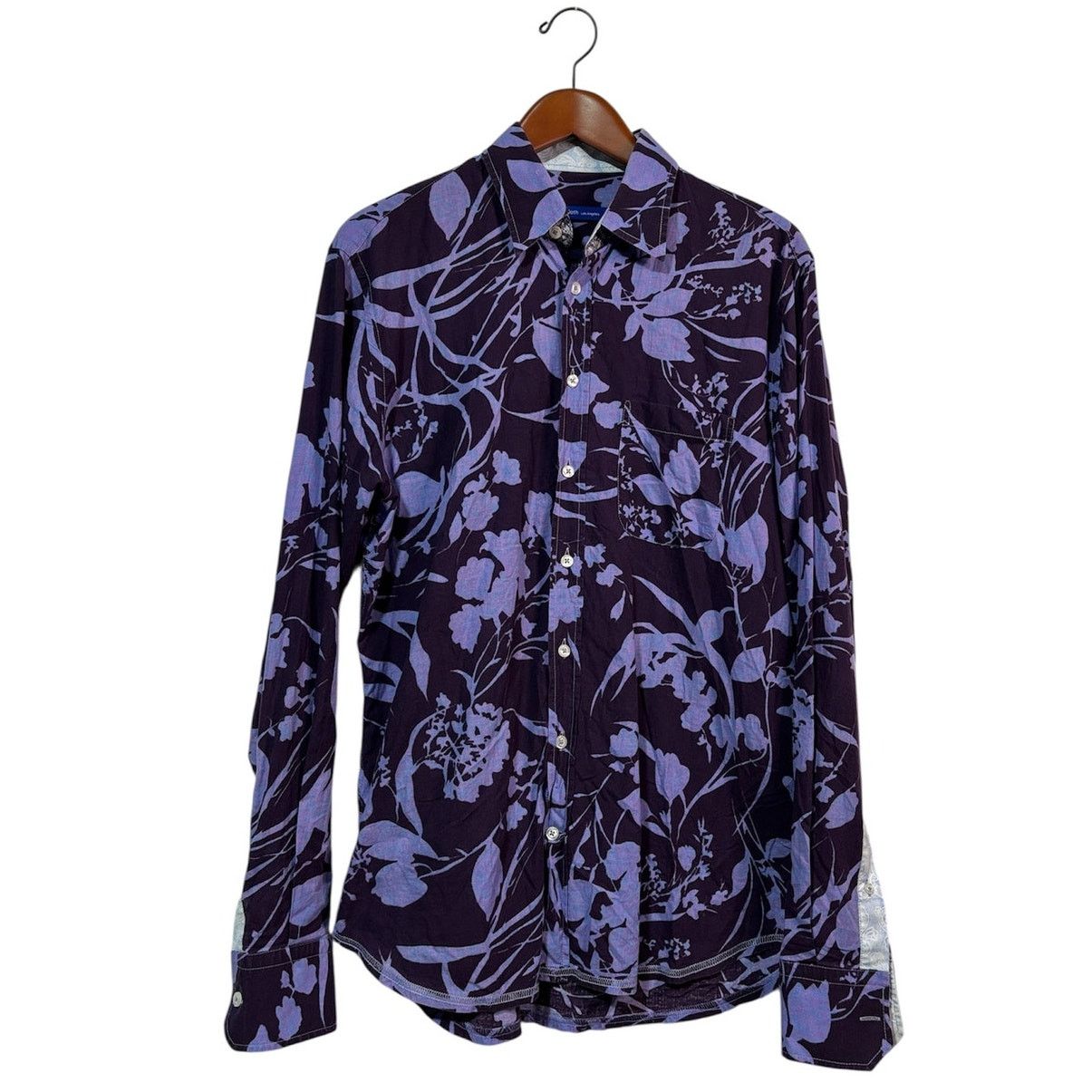 Georg Roth Size L | GEORG ROTH Men's Button Front Abstract Floral Shirt Size US L / EU 52-54 / 3 - 1 Thumbnail