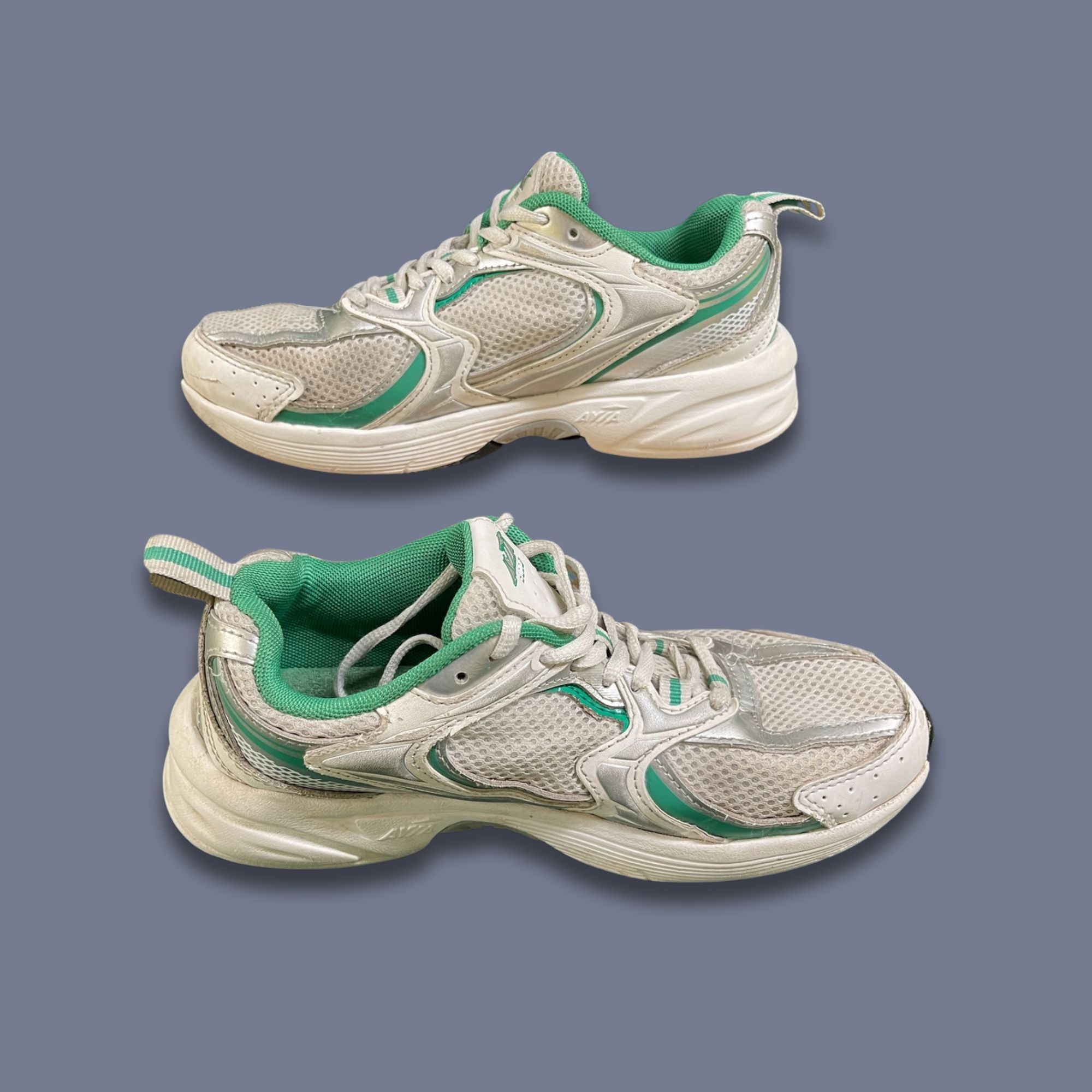 Avia Avia 5000 Womens Sneakers Size 6.5 White & Green Lightweight Size US 6.5 / IT 36.5 - 3 Thumbnail