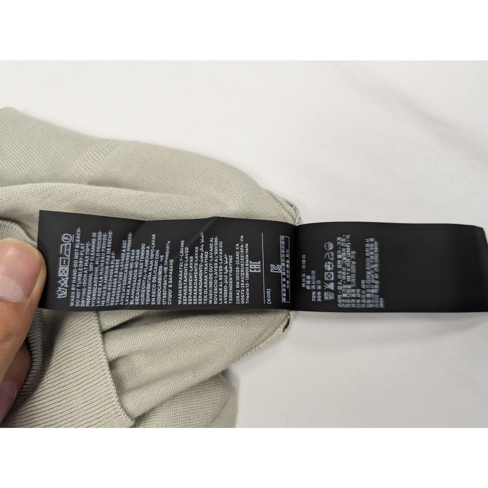 Tom Ford o1rshd1 V-Neck Crewneck Sweater Sweatshirt in Grey Size US M / EU 48-50 / 2 - 14 Thumbnail